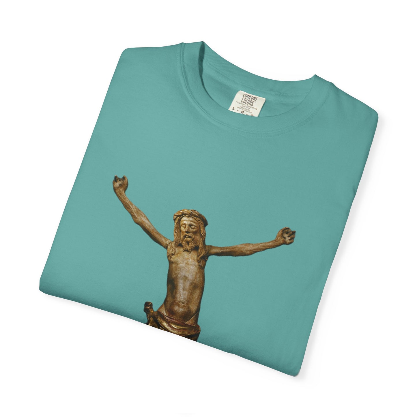 Unisex Christ on the cross Garment-Dyed T-shirt