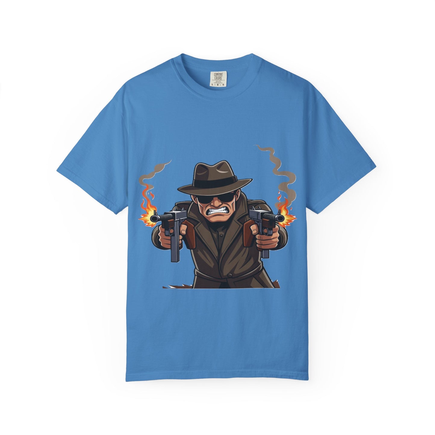 Vintage Gangster Shooter T-Shirt – Retro Mobster Graphic Tee