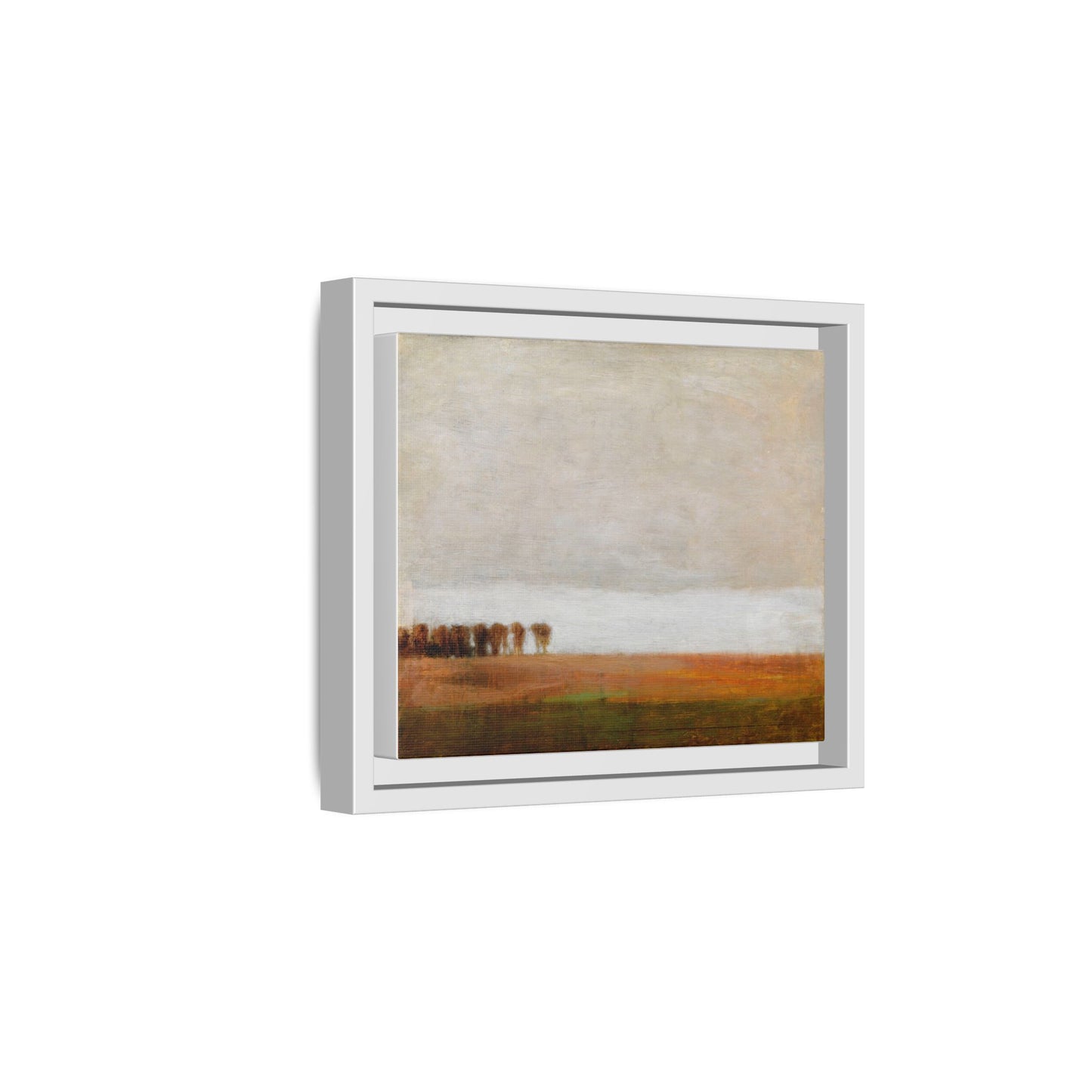 View of Jaegersborg Allé, North of Copenhagen by Vilhelm Hammershøi Framed Matte Canvas Wall Art Print