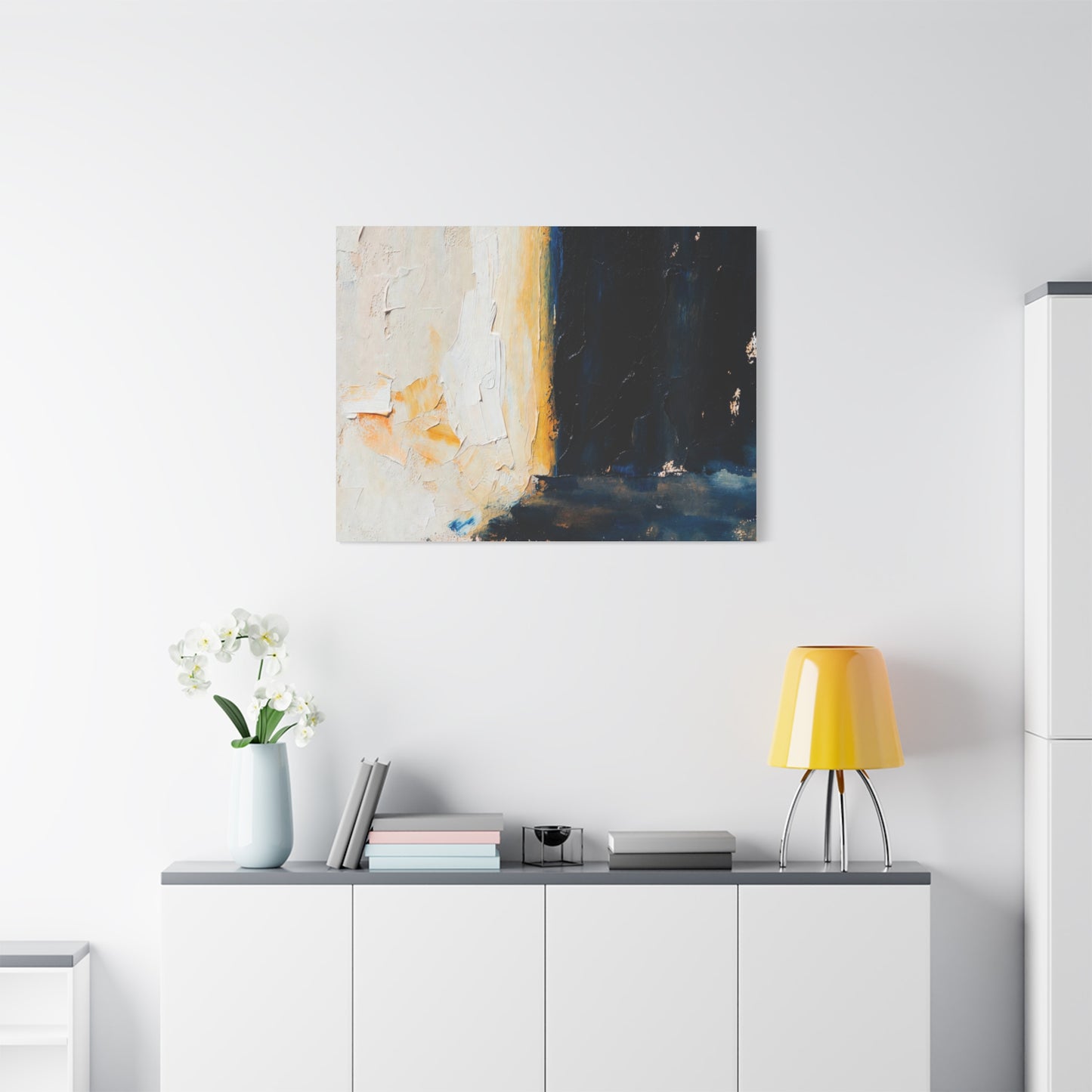 Abstract Coastal Light Matte Canvas Print — Stretched 1.25"