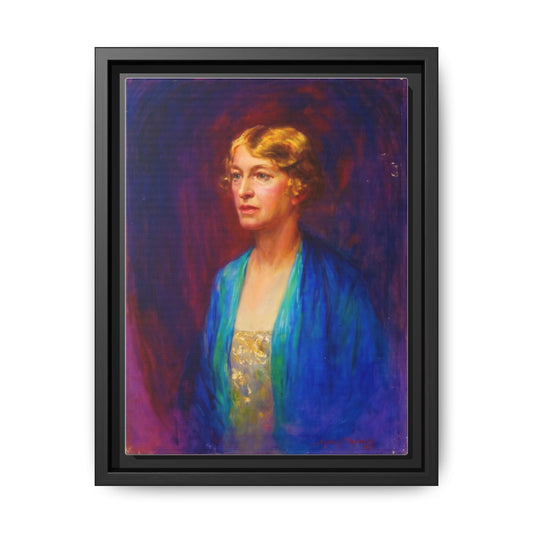 Matte Canvas Portrait , Framed (Multi-color)