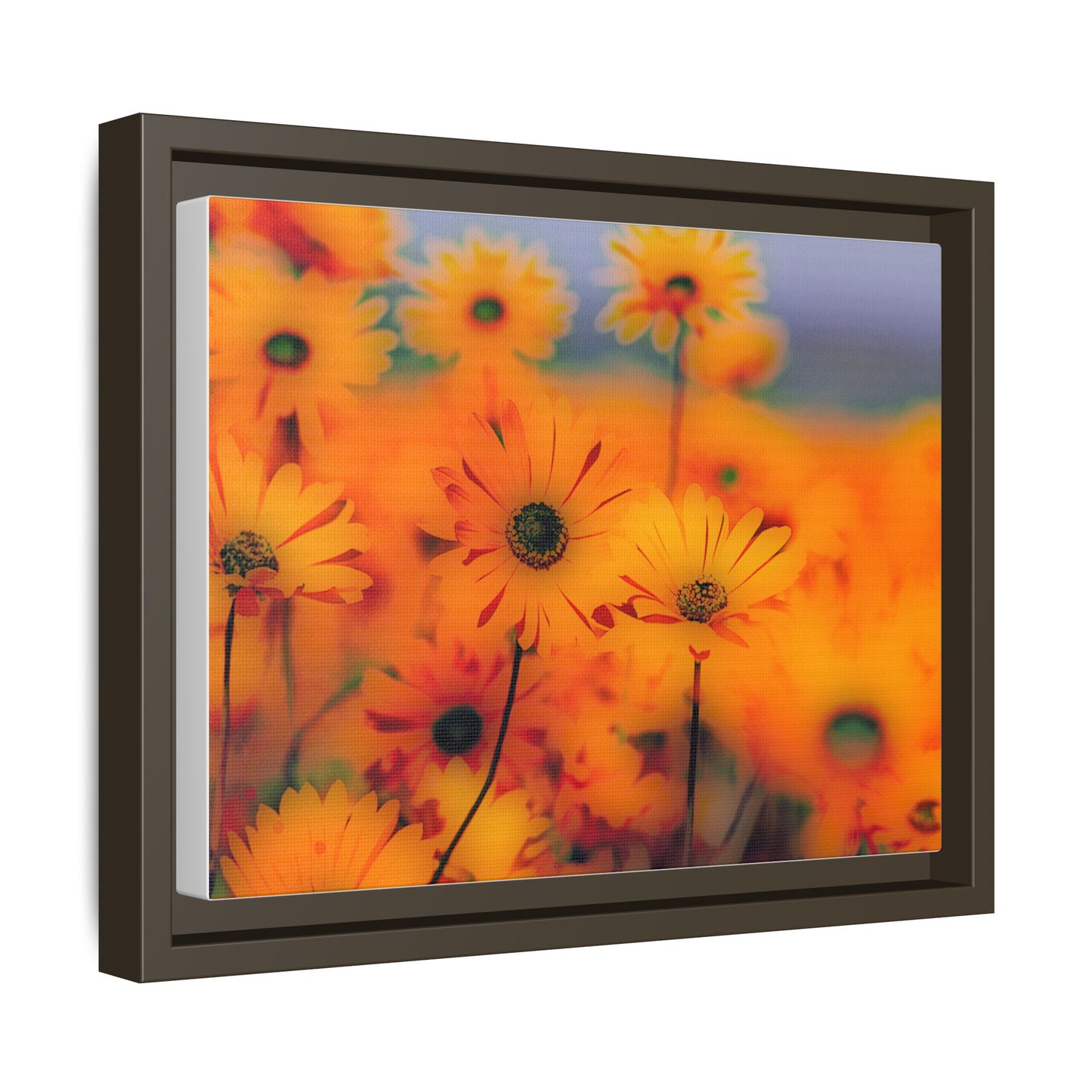 Bee Garden by Norman Barrett Framed Matte Canvas Wall Art Print