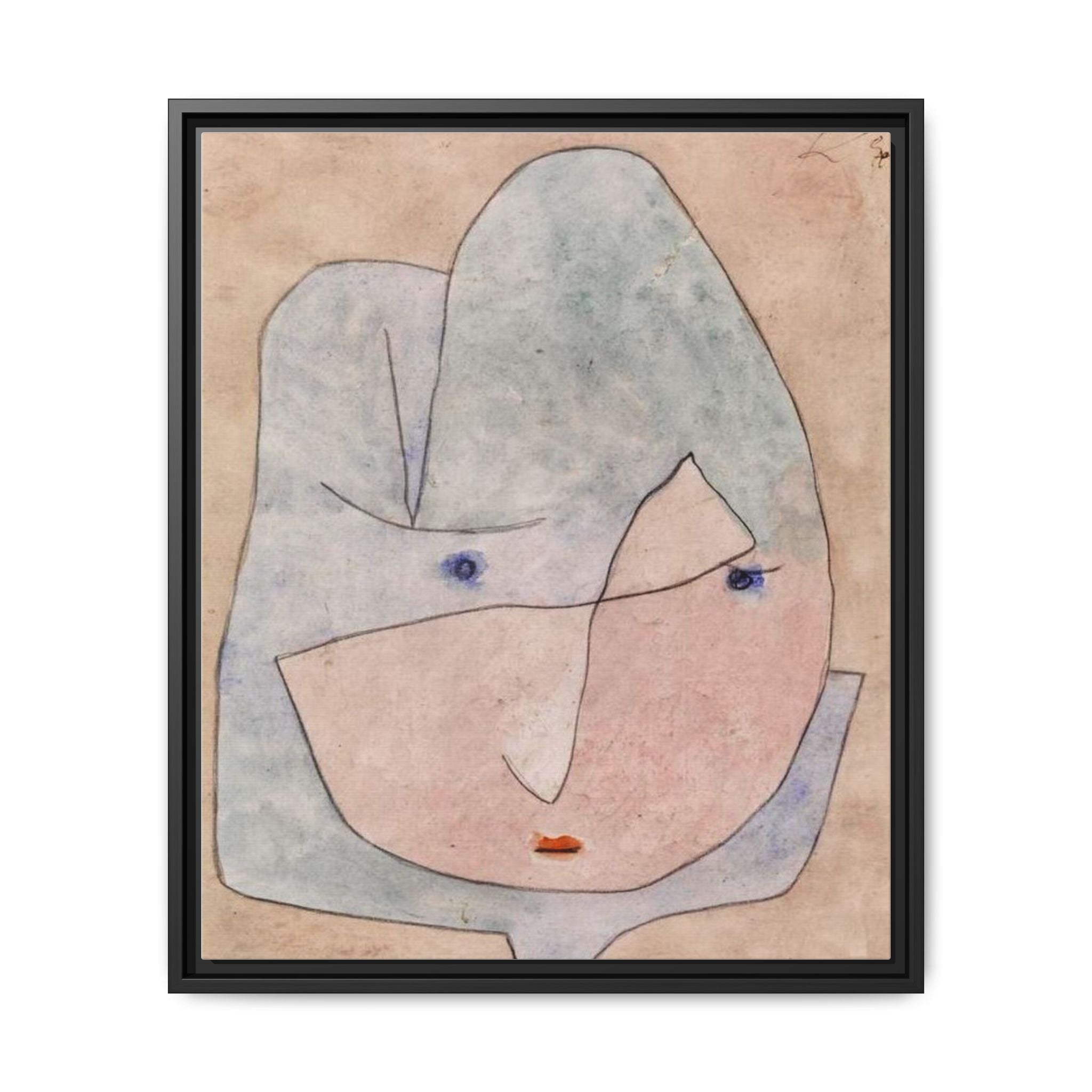 This Bloom is About to Wither by Paul Klee  Framed Matte Canvas Wall Art Print