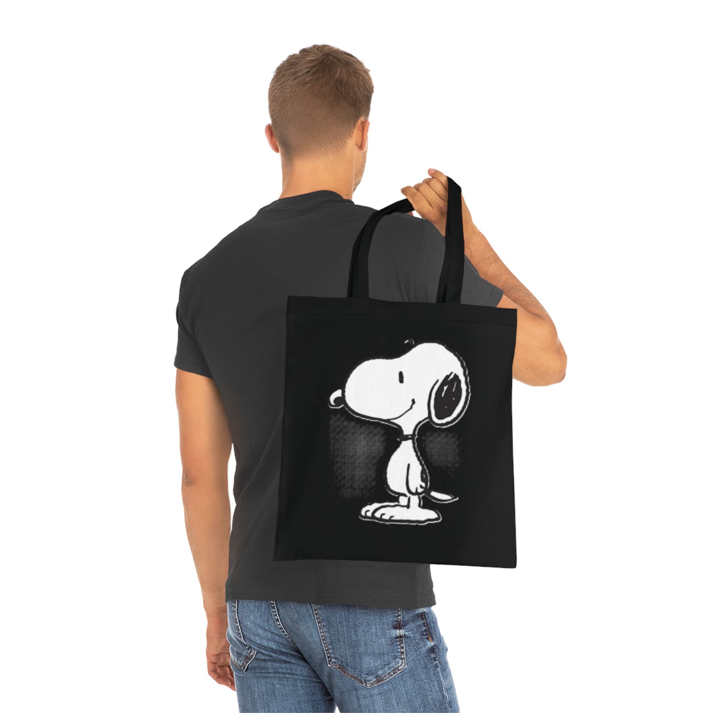 Classic Snoopy Cotton Tote Bag – Retro Peanuts Character Tote
