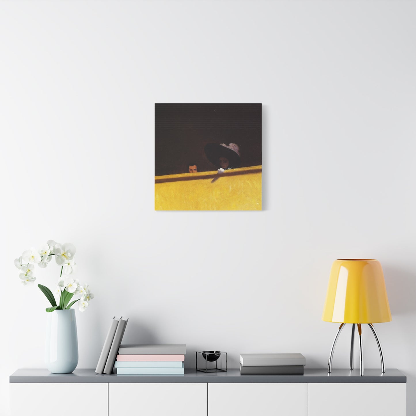 La loge de theatre by Félix Vallotton Matte Canvas Wall Art Print