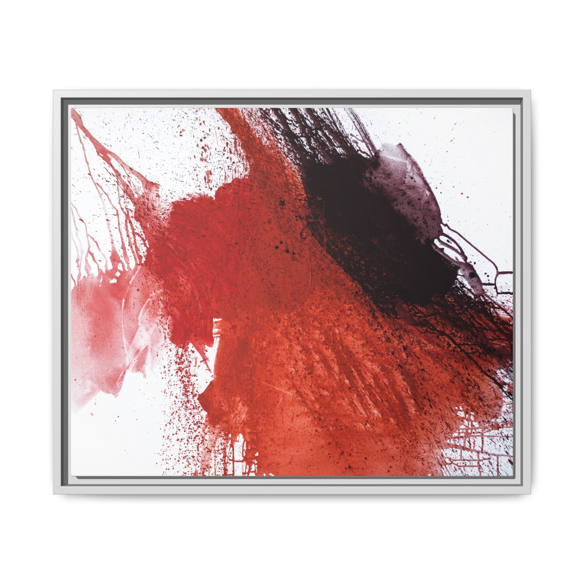 Flame by Natalija Miladinovic Matte Canvas Framed Wall Art