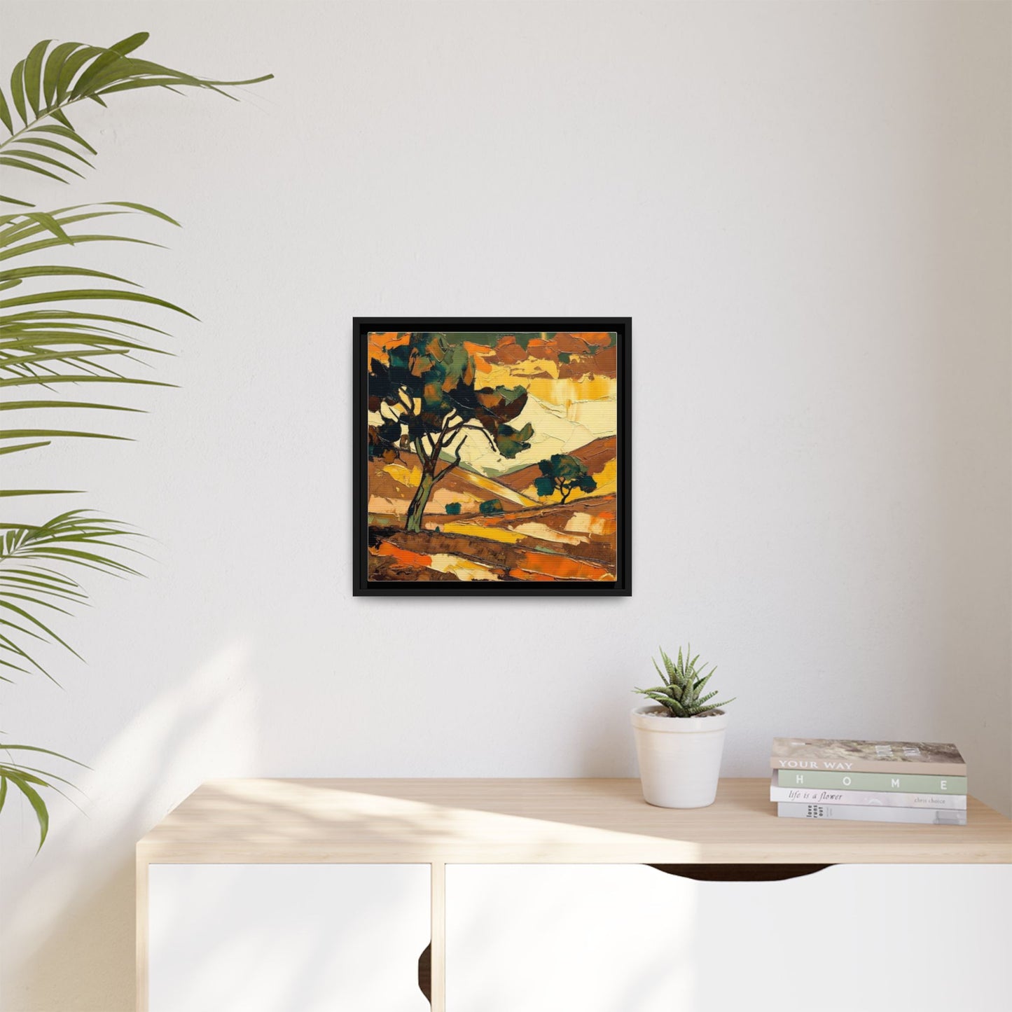 Framed Matte Canvas Landscape Art Print