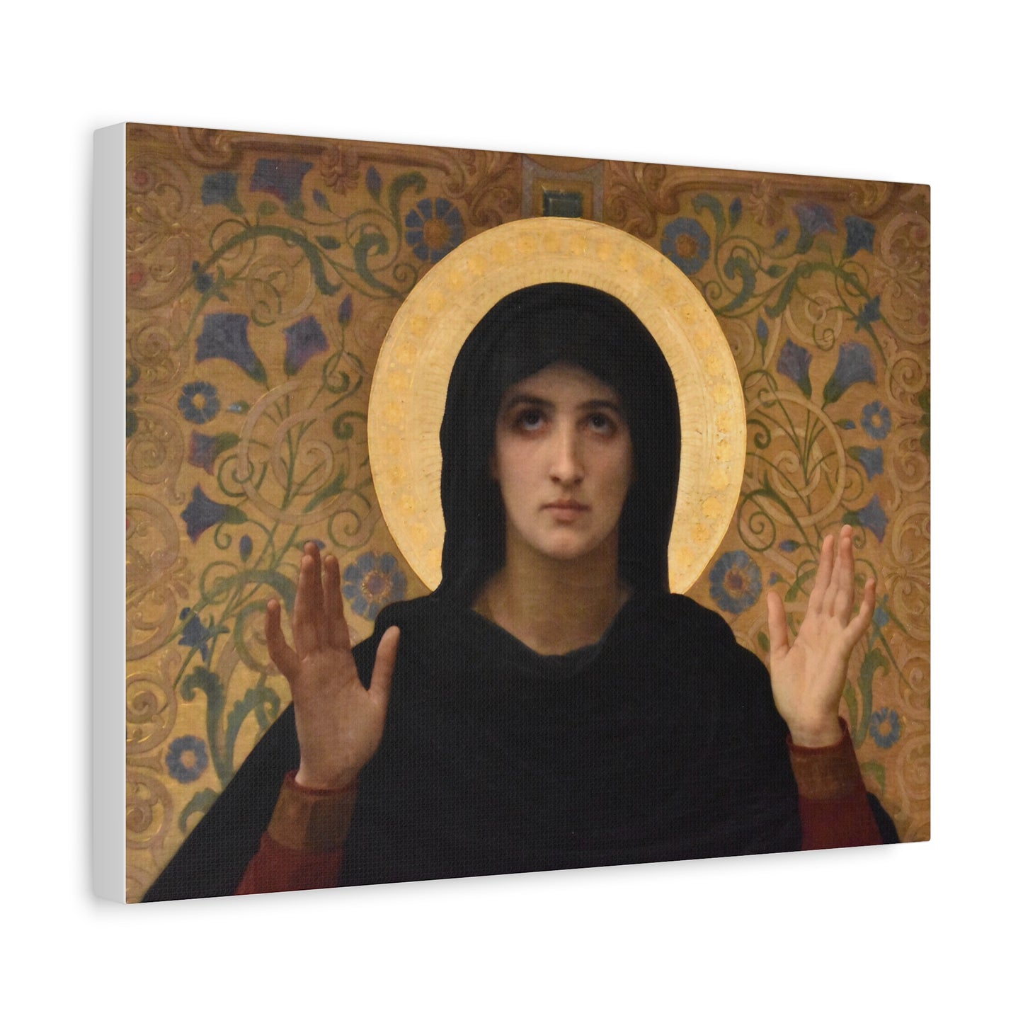 La Vierge consolatrice by William Adolphe Bouguereau Matte Stretched Wall Art