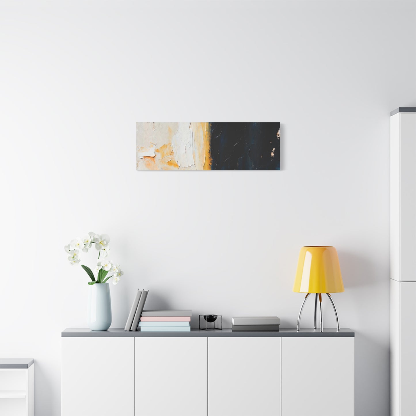 Abstract Coastal Light Matte Canvas Print — Stretched 1.25"