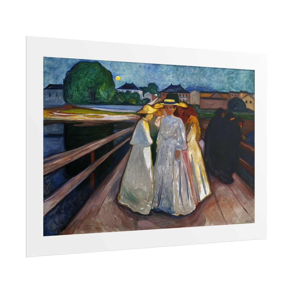 On the Bridge (Thielska) by Edvard Munch Wall Art Print