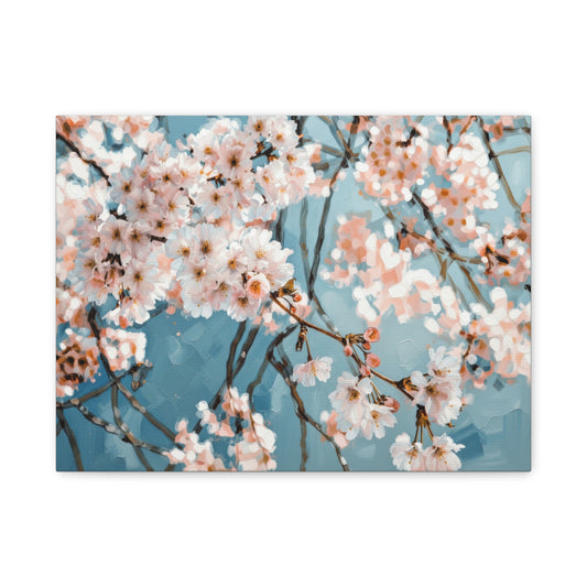 Cherry Blossom Matte Canvas Wall Art – Stretched 1.25"