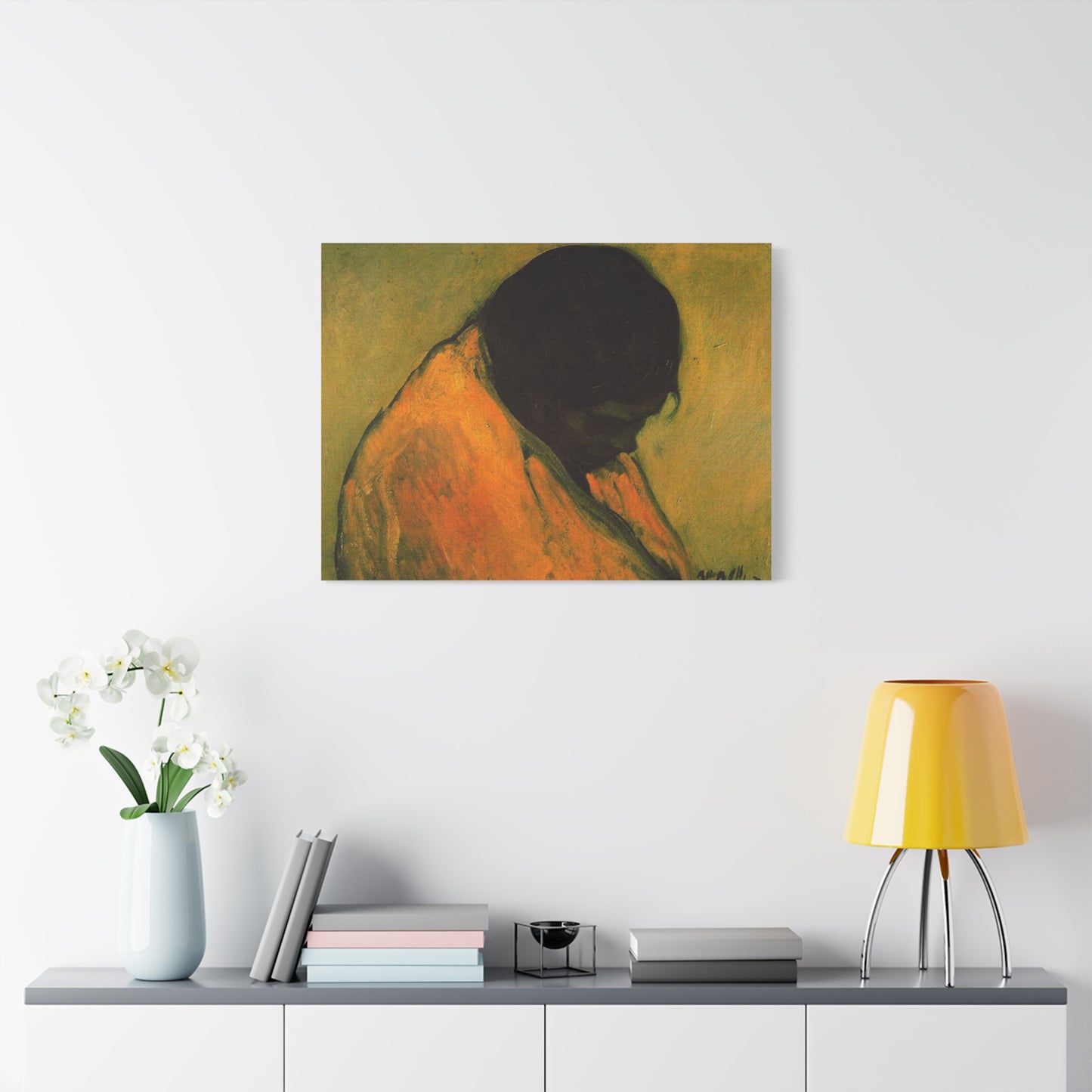 Amparo by Isidre Nonell Matte Stretched Canvas Wall Art Print