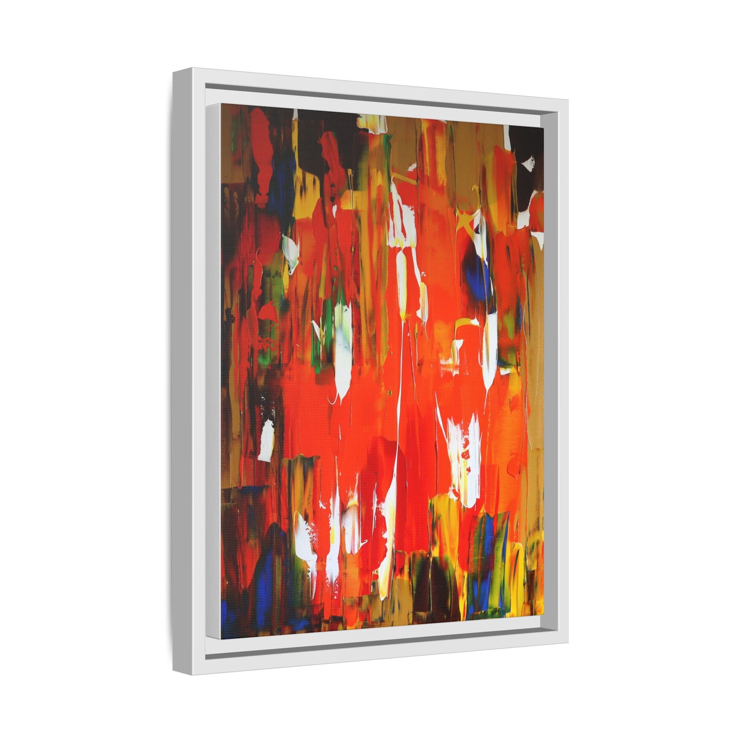 Burn baby burn by Norman Barrett Framed Matte Canvas Wall Art