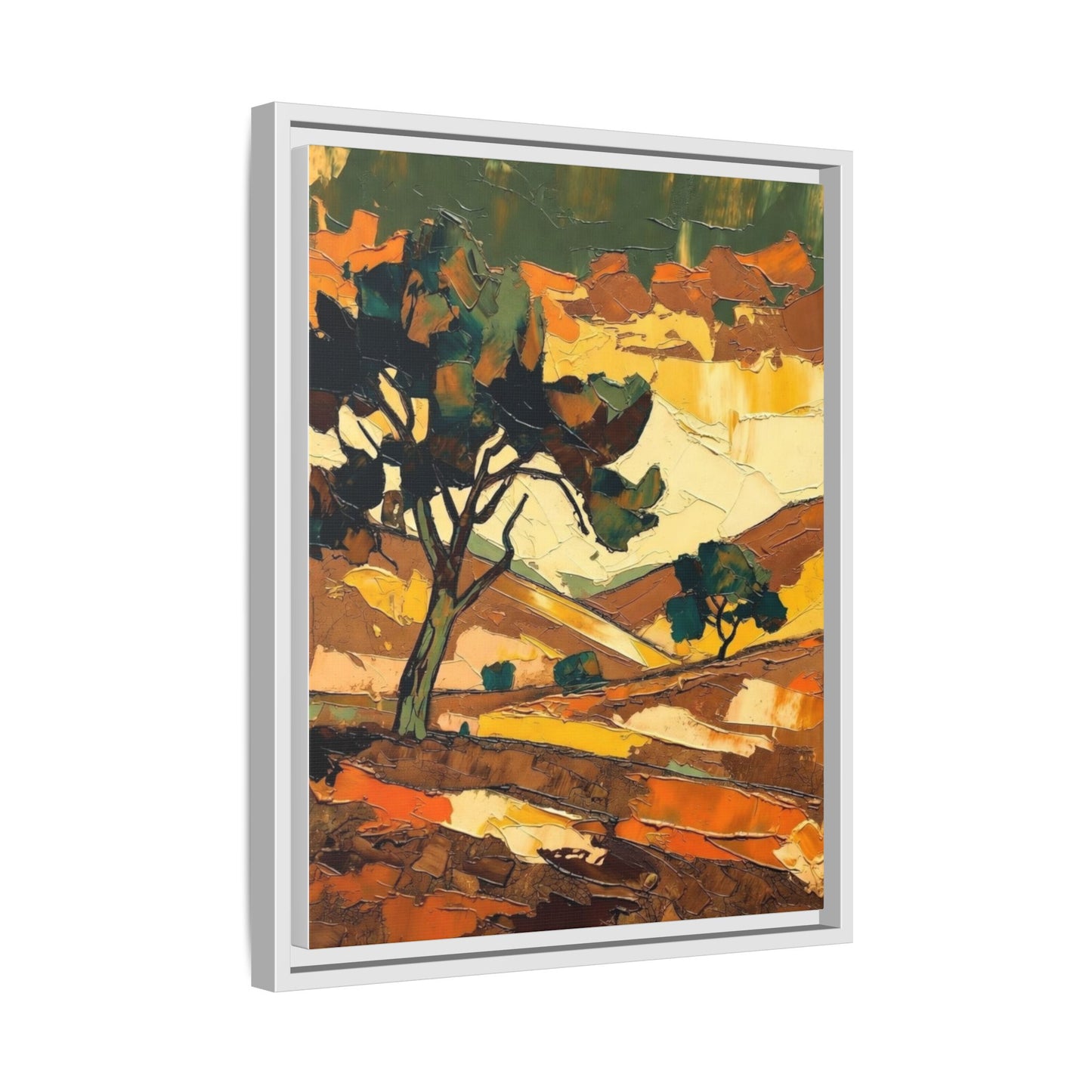 Framed Matte Canvas Landscape Art Print
