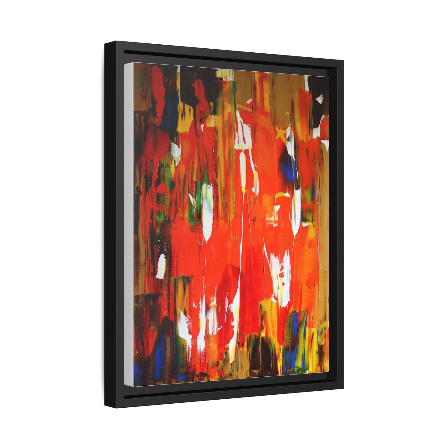 Burn baby burn by Norman Barrett Framed Matte Canvas Wall Art