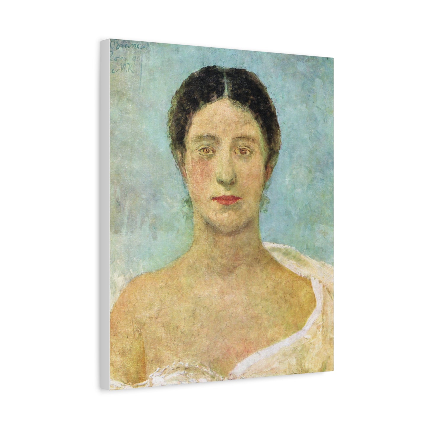 Bianca by Max Klinger Print Matte Stretched Canvas