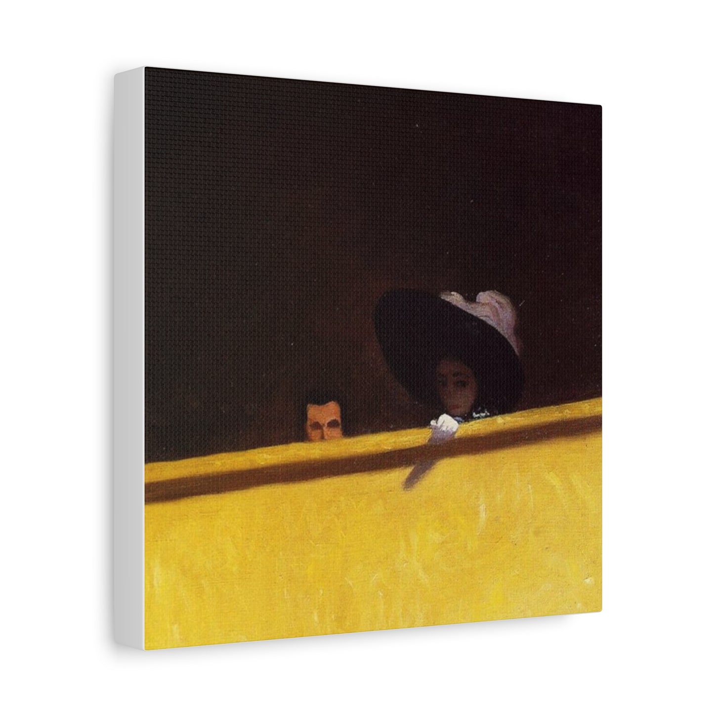 La loge de theatre by Félix Vallotton Matte Canvas Wall Art Print
