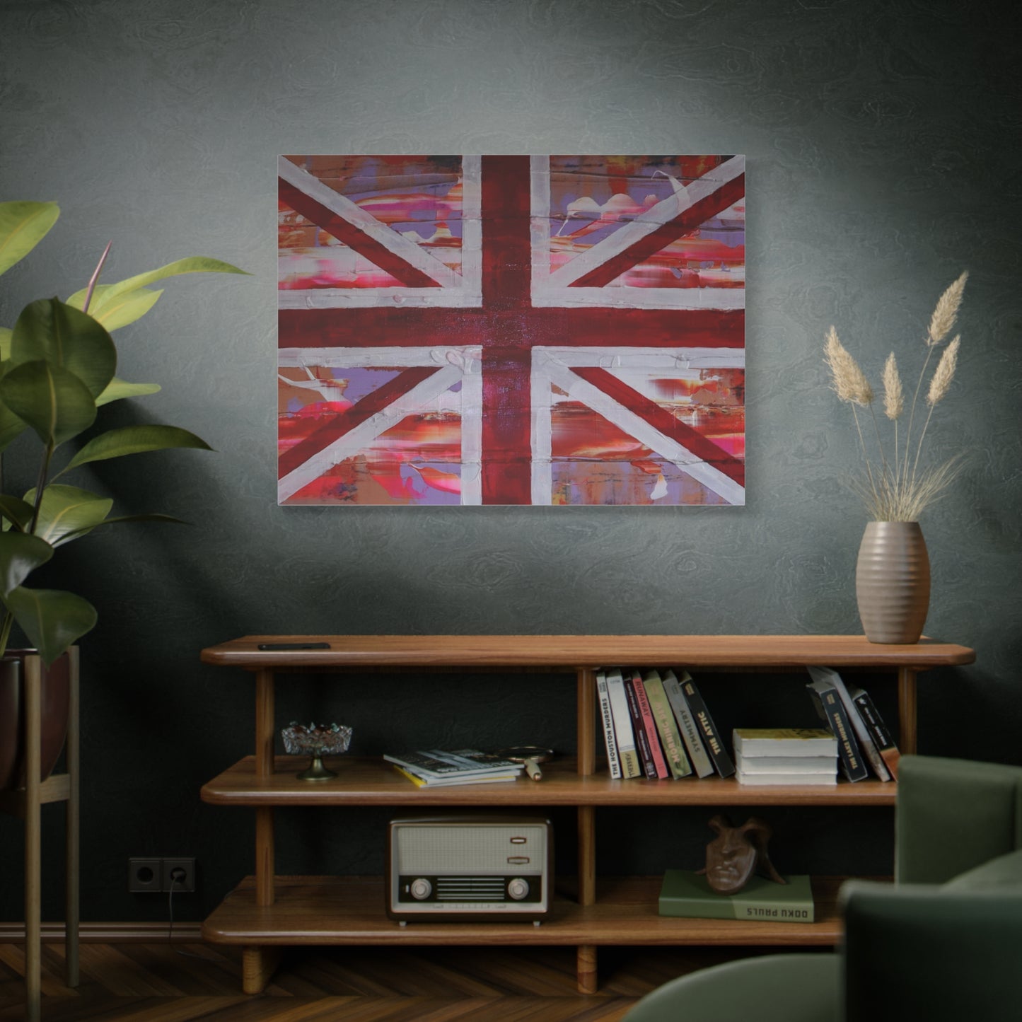 Union Jack is back! by Norman Barrett Matte Canvas Wall Art