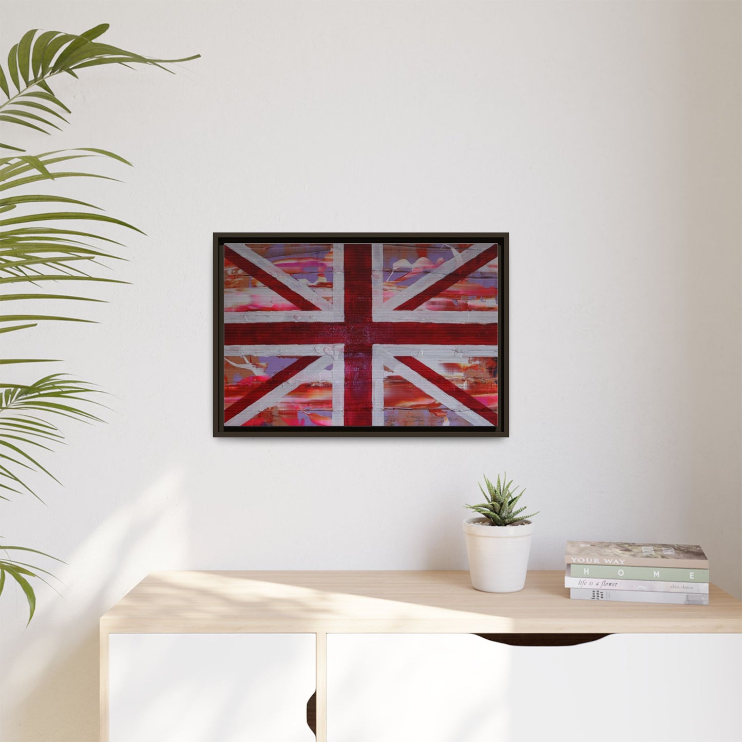 Union Jack is back! by Norman Barrett Framed Matte Canvas Print Wall Art