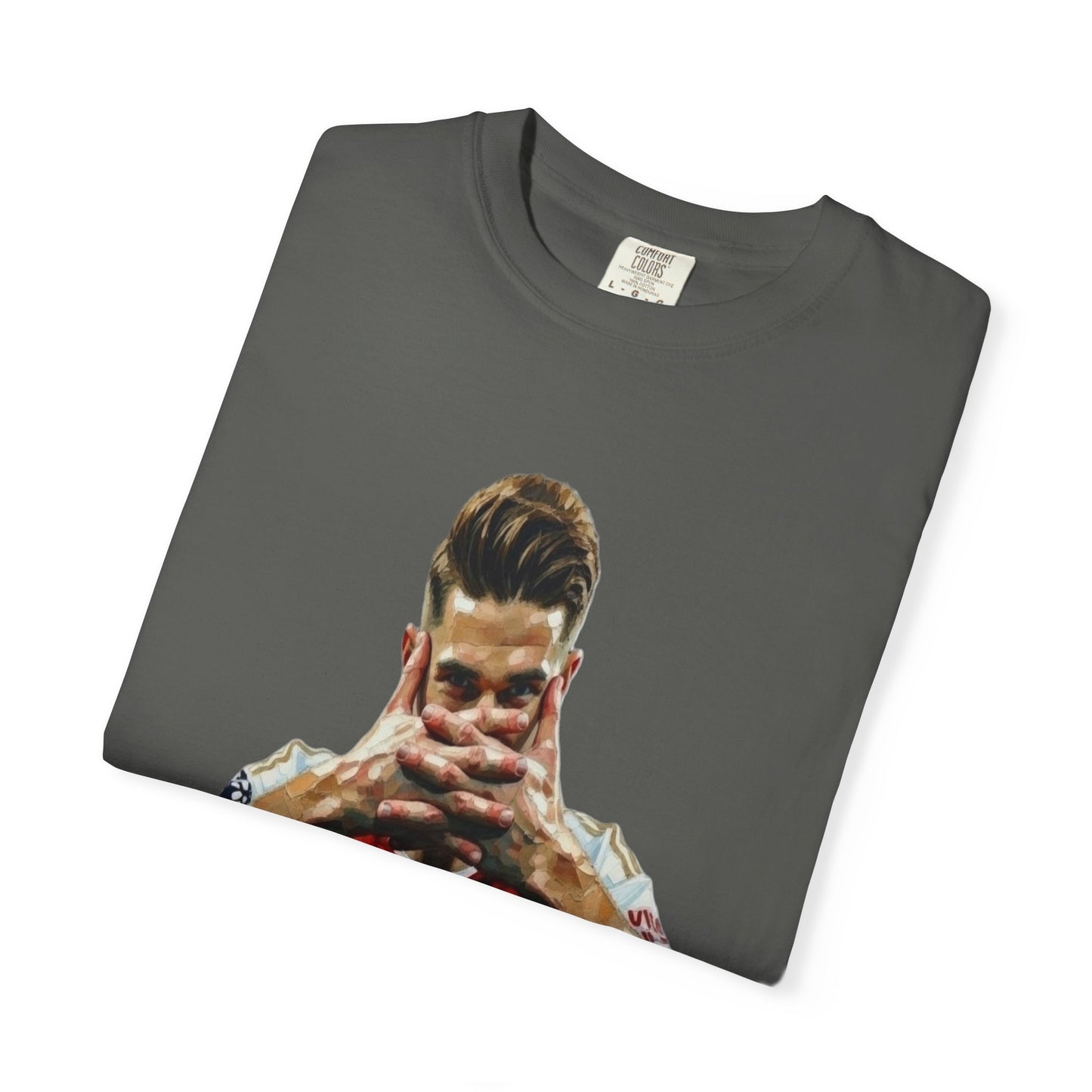 Soccer Celebration T-Shirt — Emirates 'Fly Better' Jersey Design