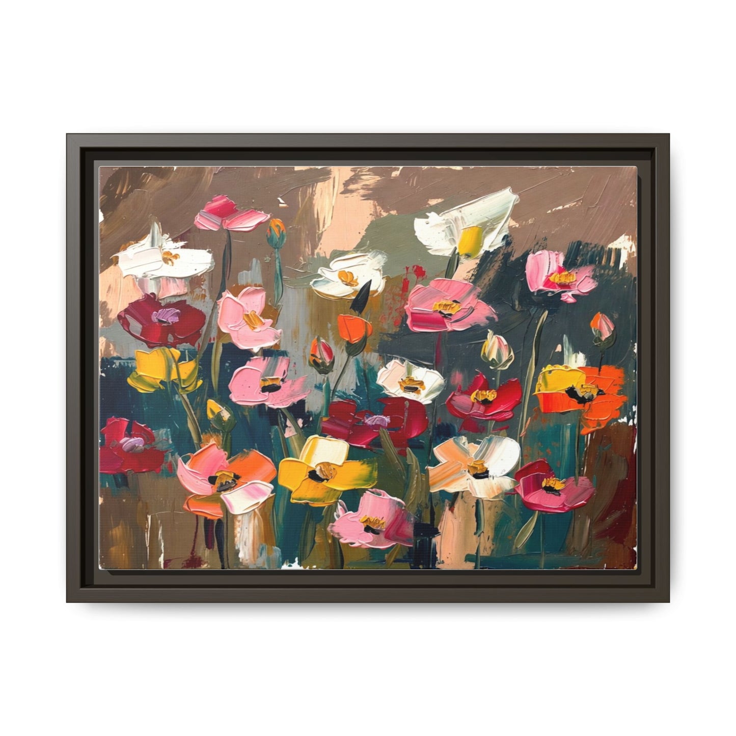 Matte Canvas, Framed (Multi-color)