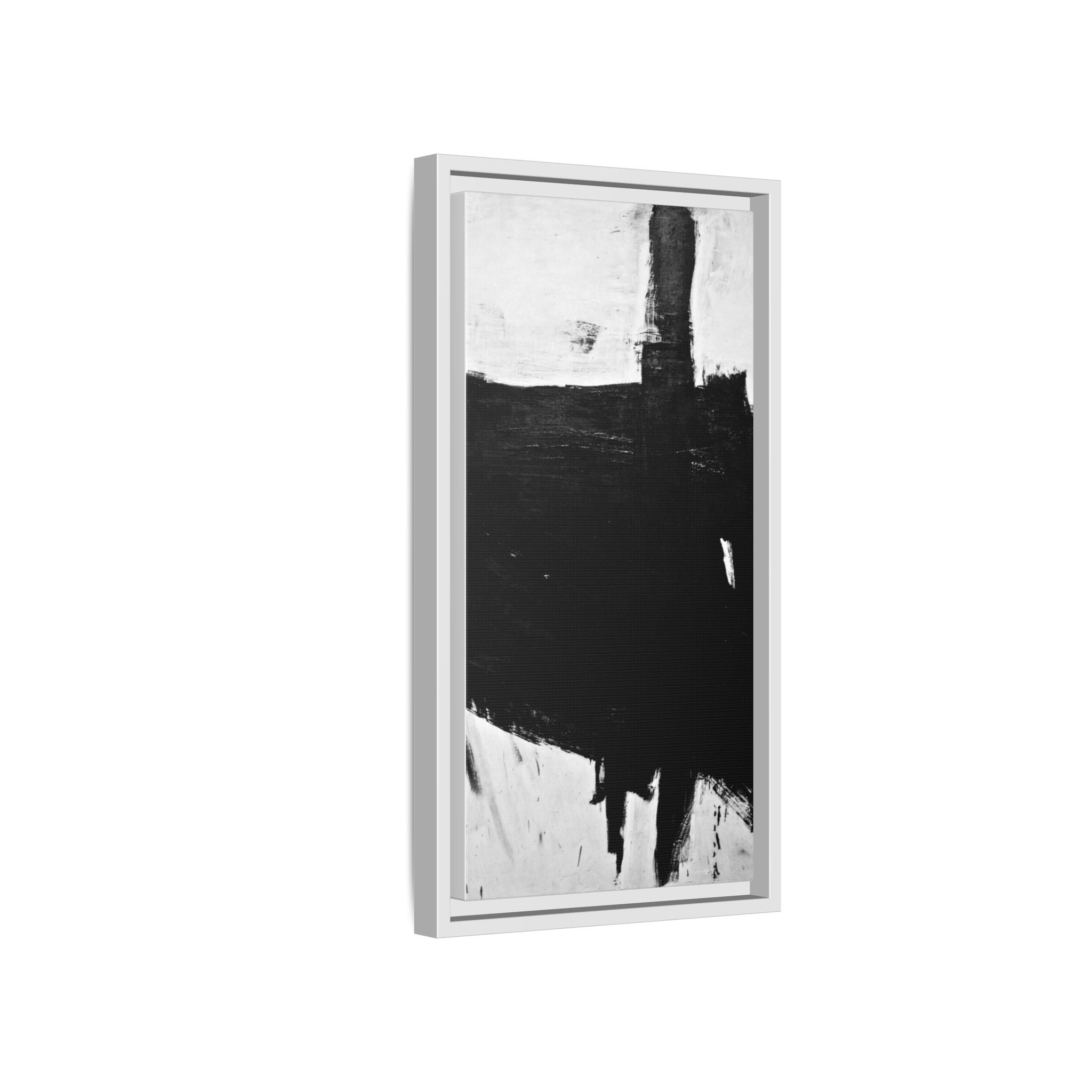 Sabra by Franz Kline Abstract Matte Canvas Framed Wall Art Print