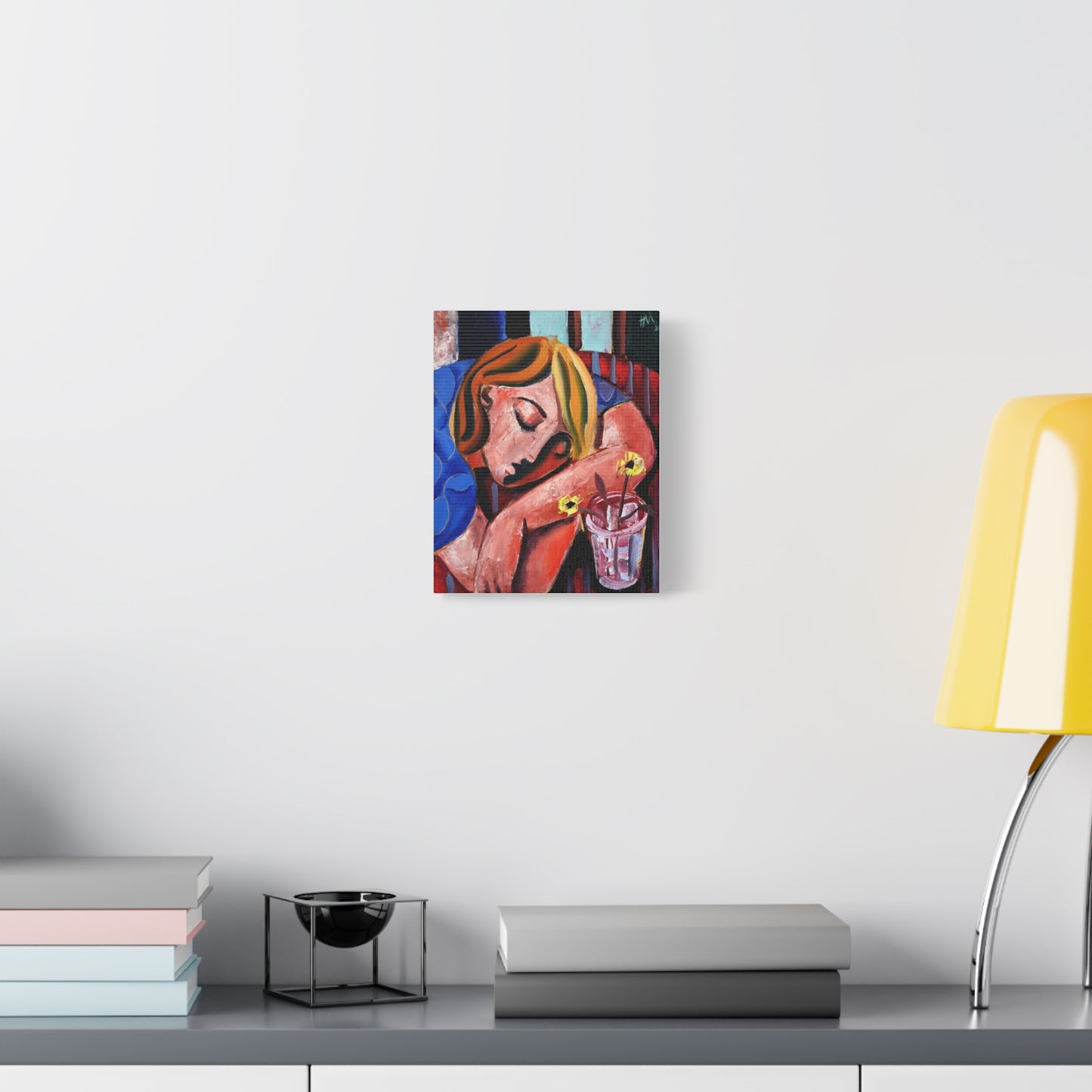 When she finally woke the world around her had changed unrecognizably by Hennie Niemann jnr Canvas Wall Art Print