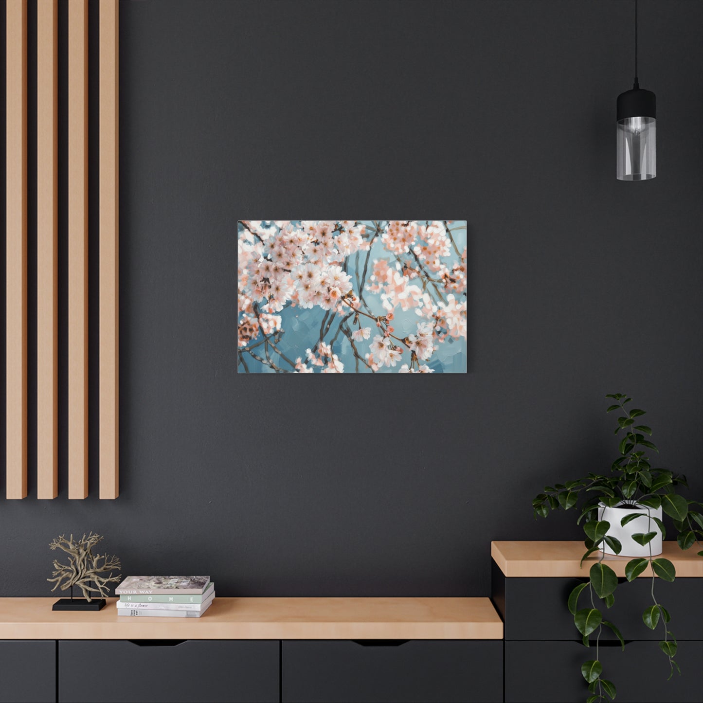 Cherry Blossom Matte Canvas Wall Art – Stretched 1.25"