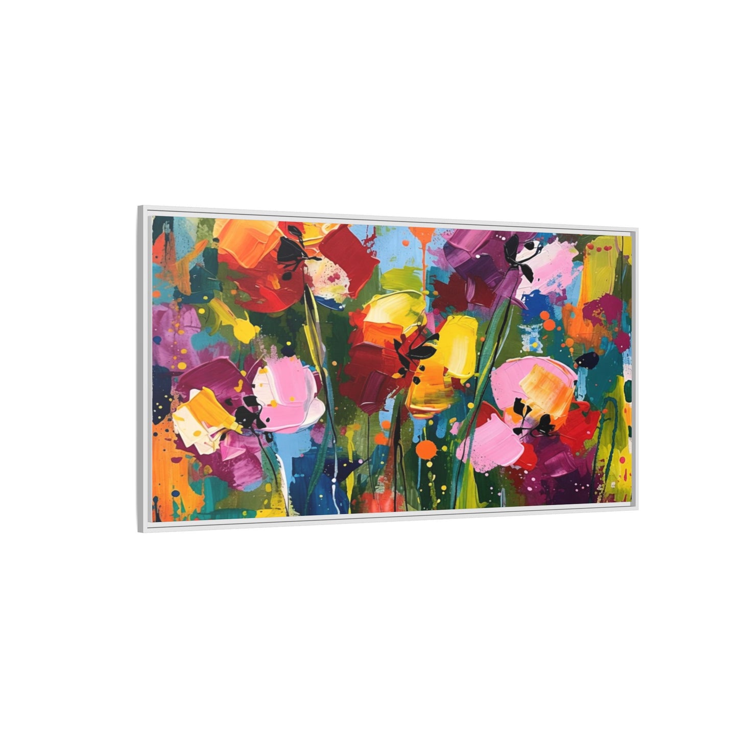 Matte Canvas, Framed (Multi-color)