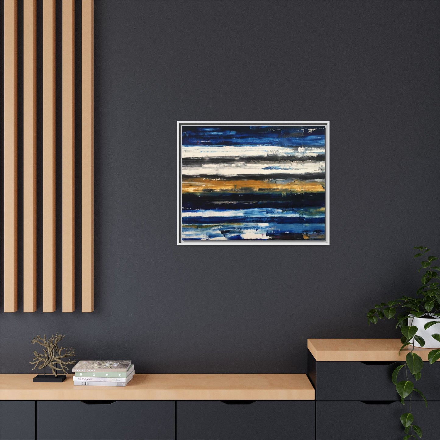 Tiny Buddha by Todd Williamson Framed Matte Canvas Abstract  Wall Art