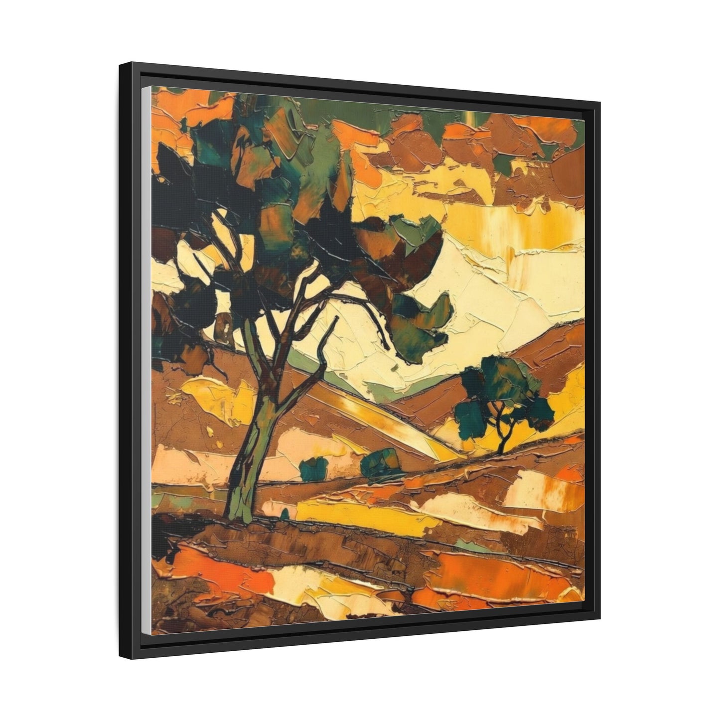 Framed Matte Canvas Landscape Art Print