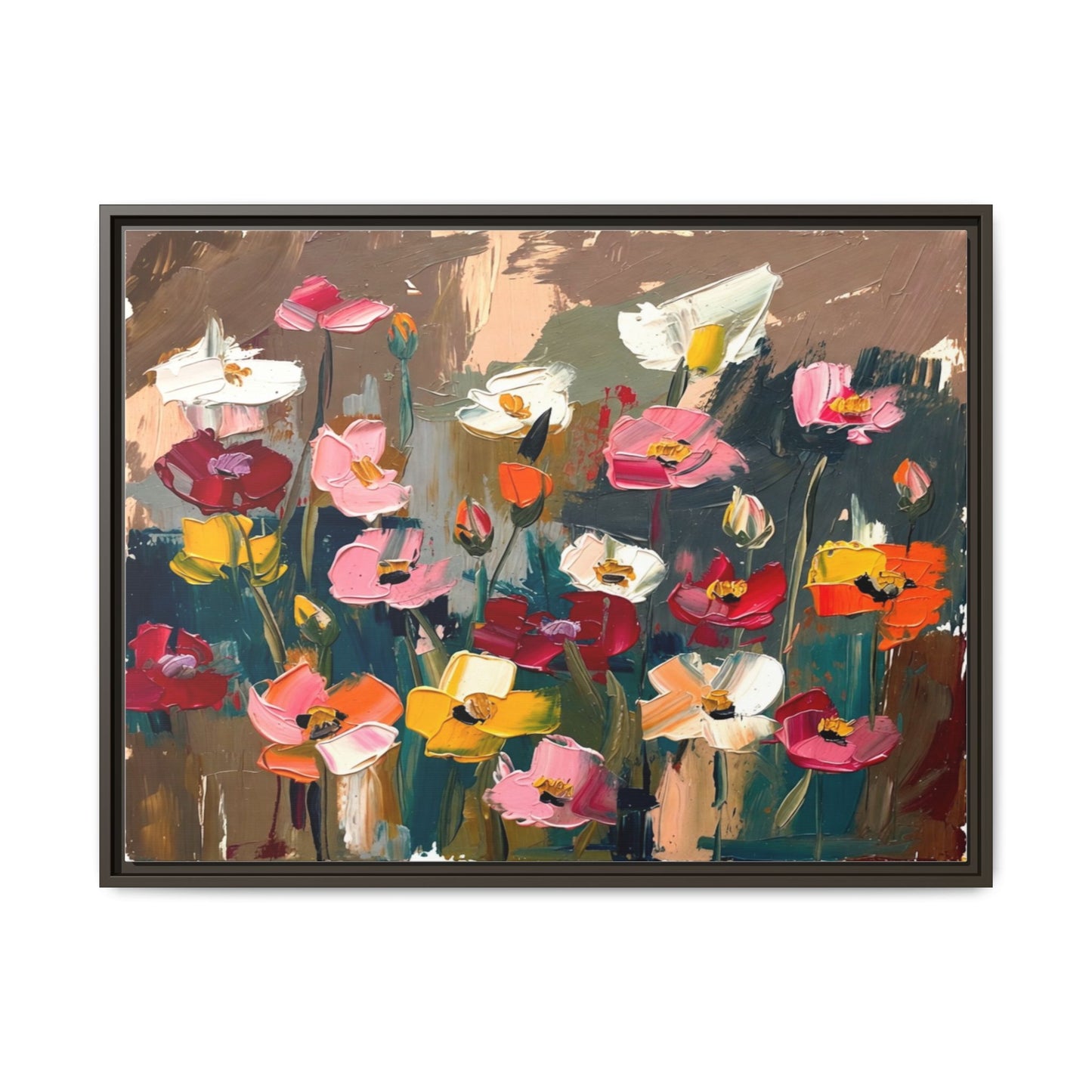 Matte Canvas, Framed (Multi-color)