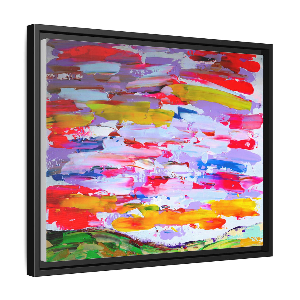 Sunny day in may by Norman Barrett Framed Matte Canvas Wall Art