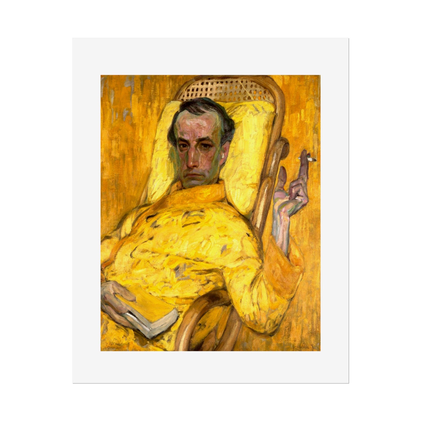 The Yellow Scale by František Kupka Wall Art Print