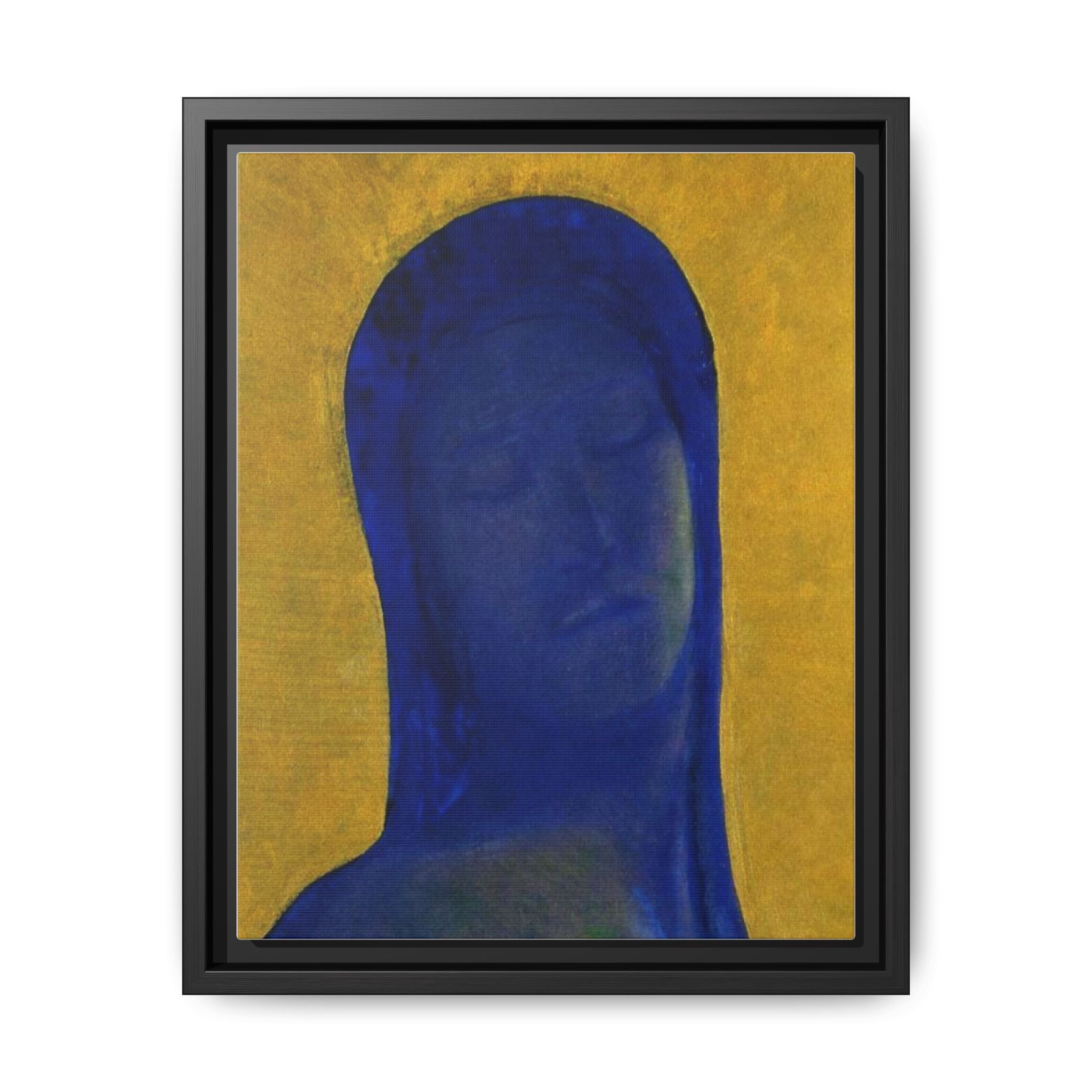 Closed Eyes by Odilon Redon Framed Matte Canvas Wall Art Print