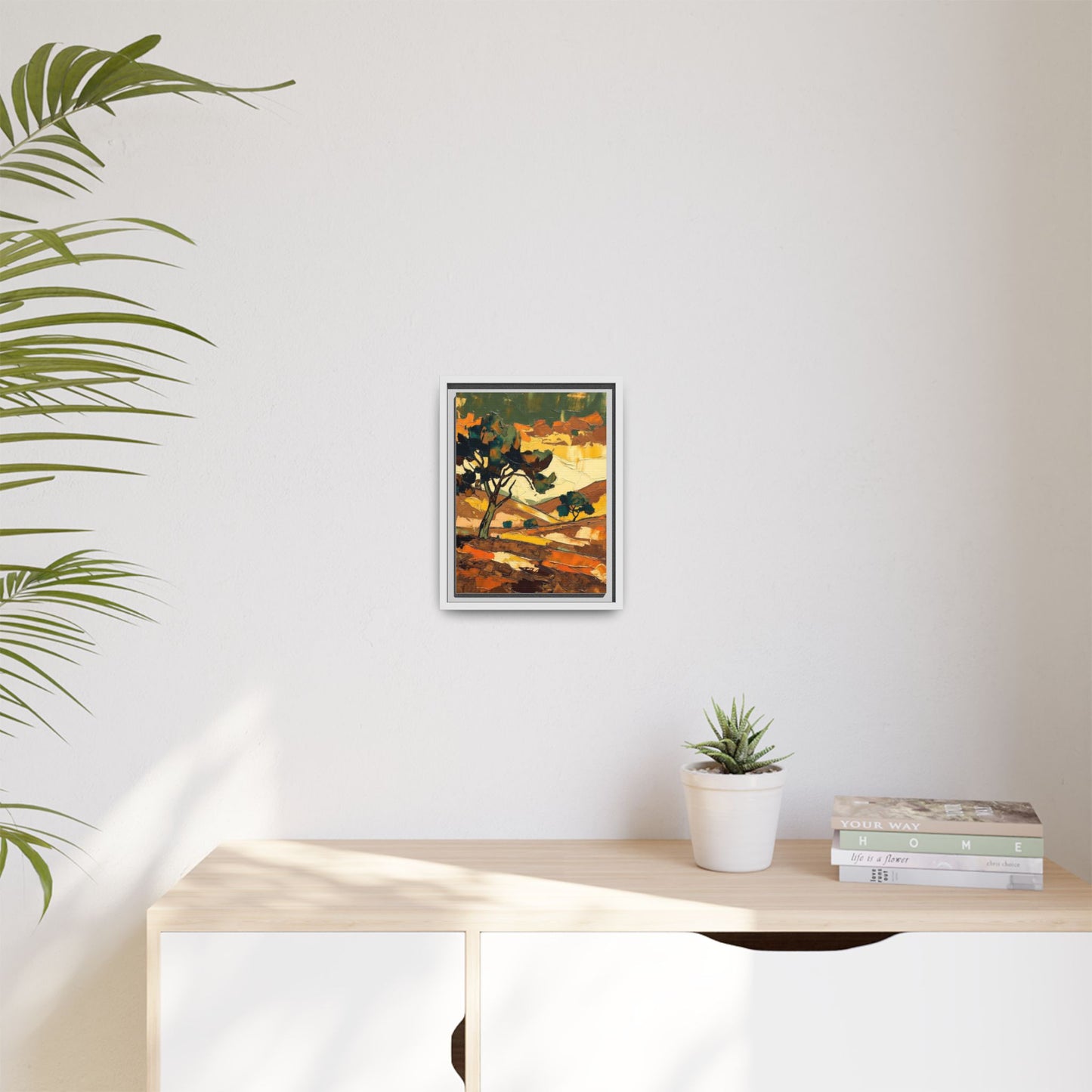 Framed Matte Canvas Landscape Art Print