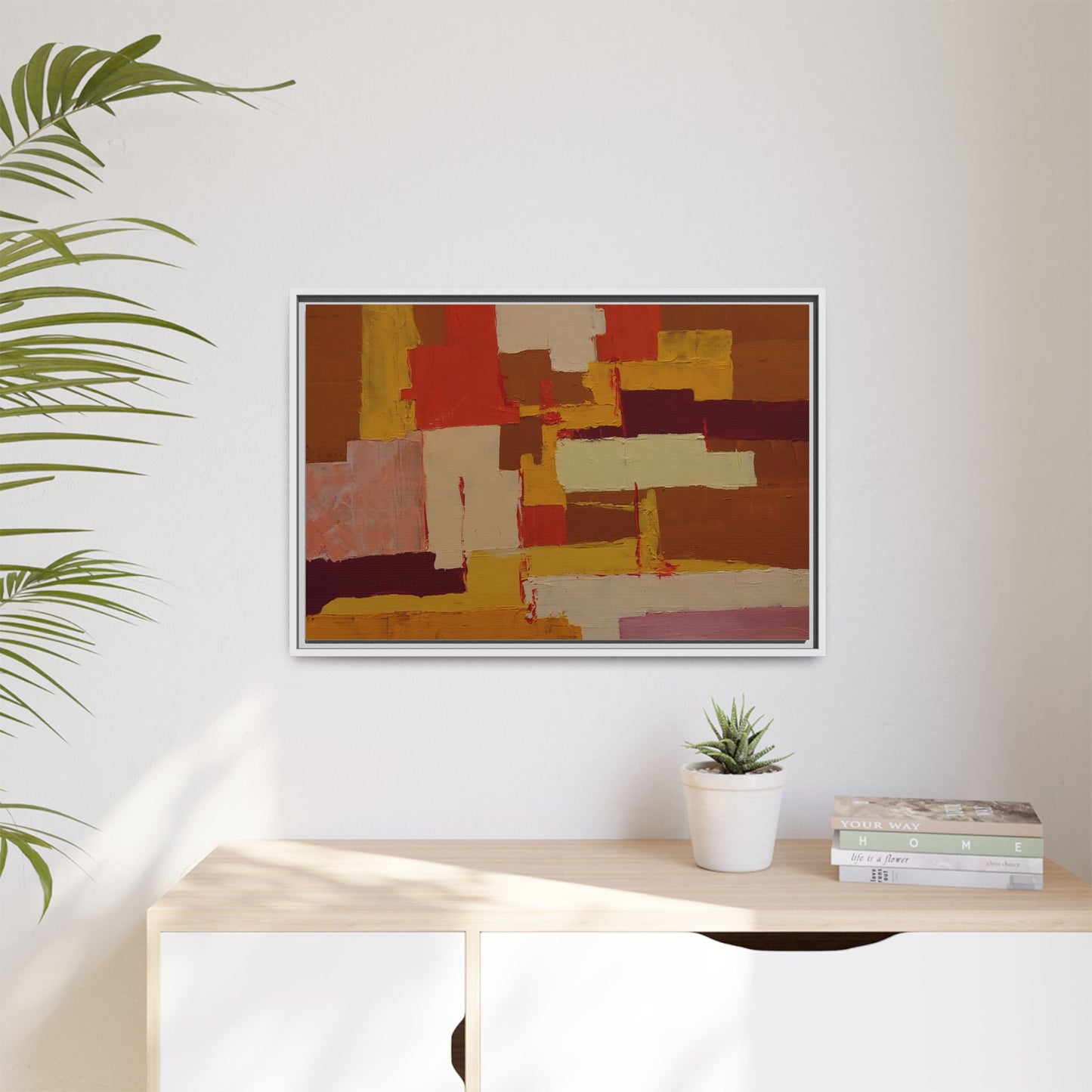 Tableau Confusion by Nicolae Calancea Framed Canvas Wall Art Print