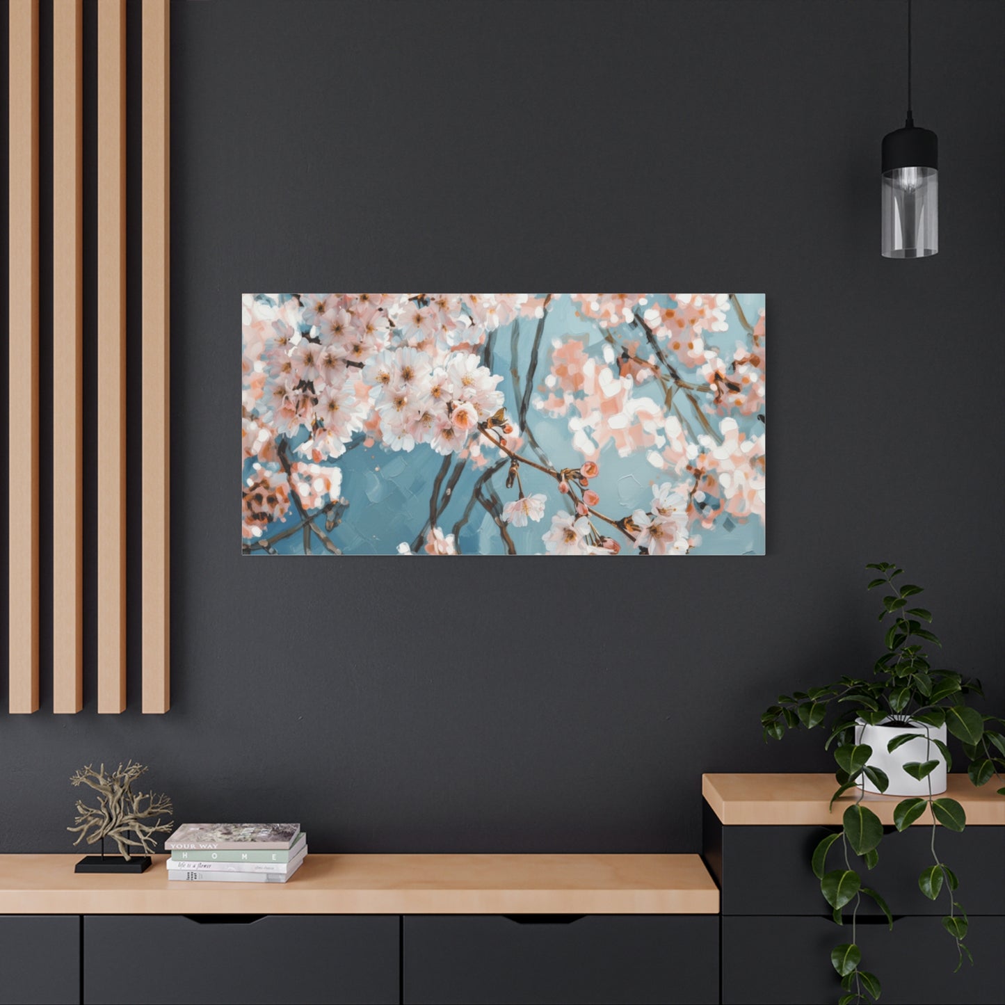 Cherry Blossom Matte Canvas Wall Art – Stretched 1.25"