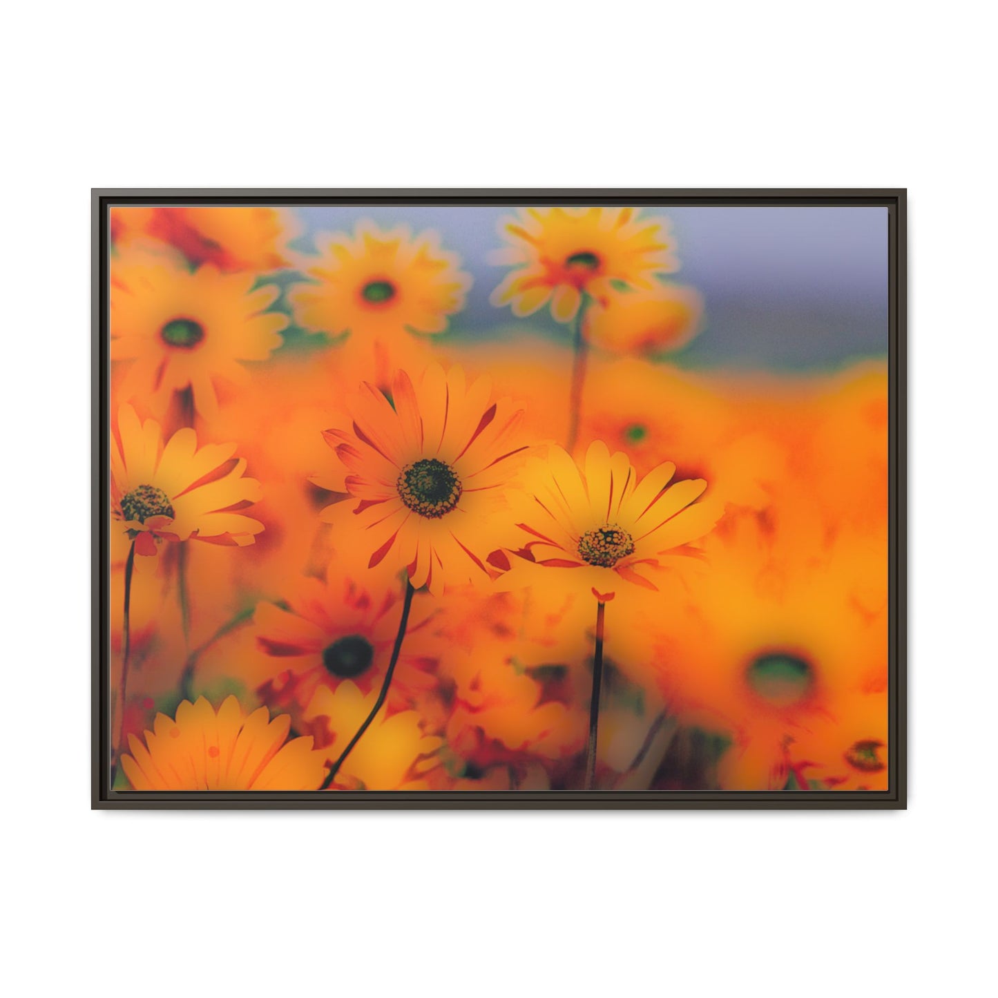 Bee Garden by Norman Barrett Framed Matte Canvas Wall Art Print