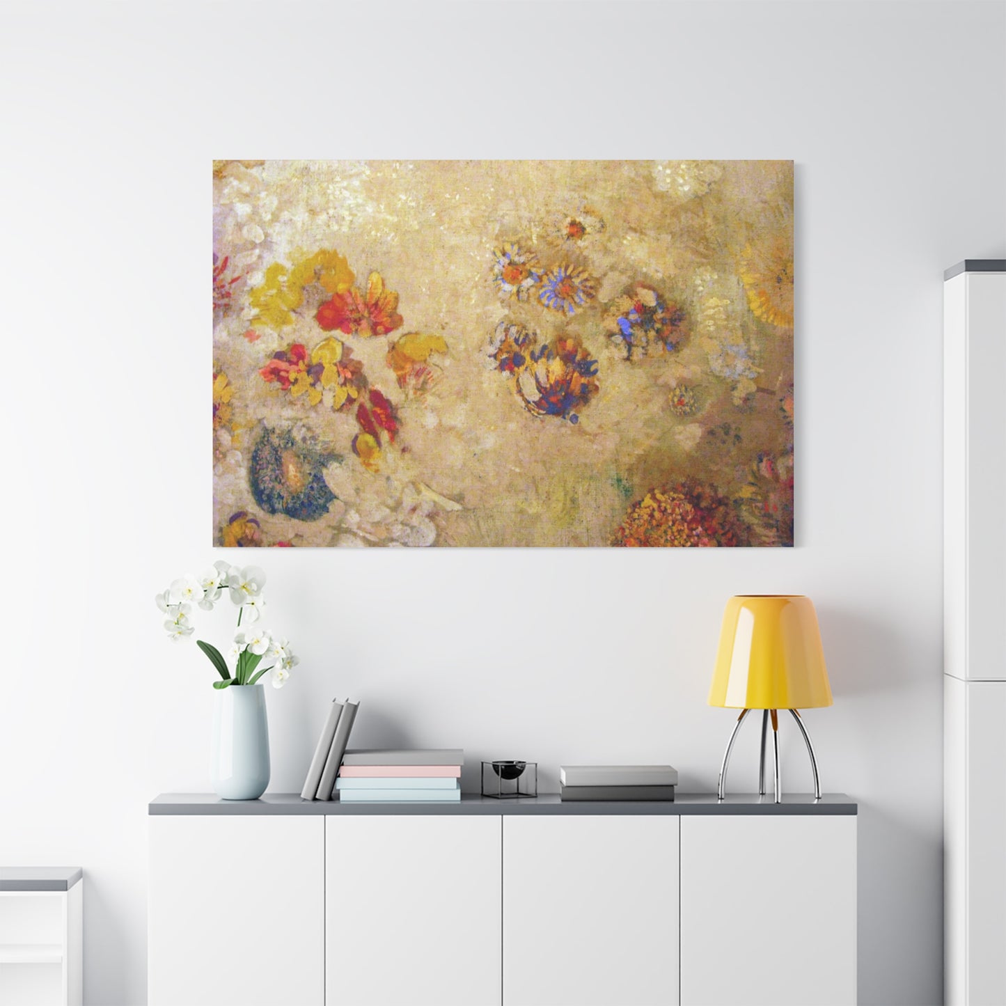 Andrevanb Panneau Décoratif by Odilon Redon Matte Canvas Wall Art Print