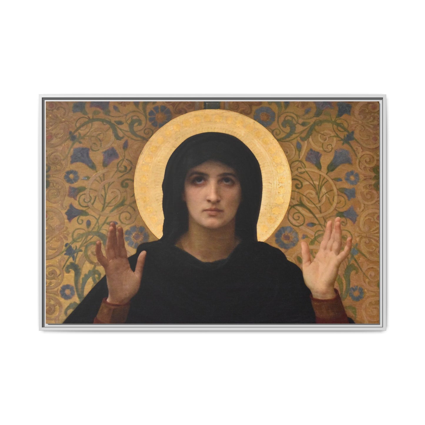 La Vierge consolatrice by William Adolphe Bouguereau Framed Matte Canvas Wall Art