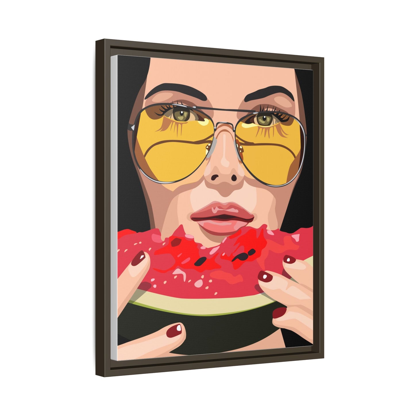 Vivid 81 by Orit Fuchs Framed Matte Canvas Wall Art