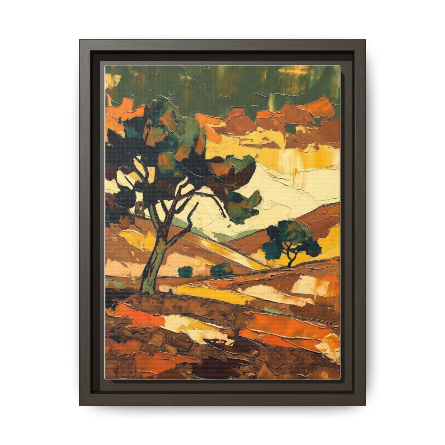 Framed Matte Canvas Landscape Art Print