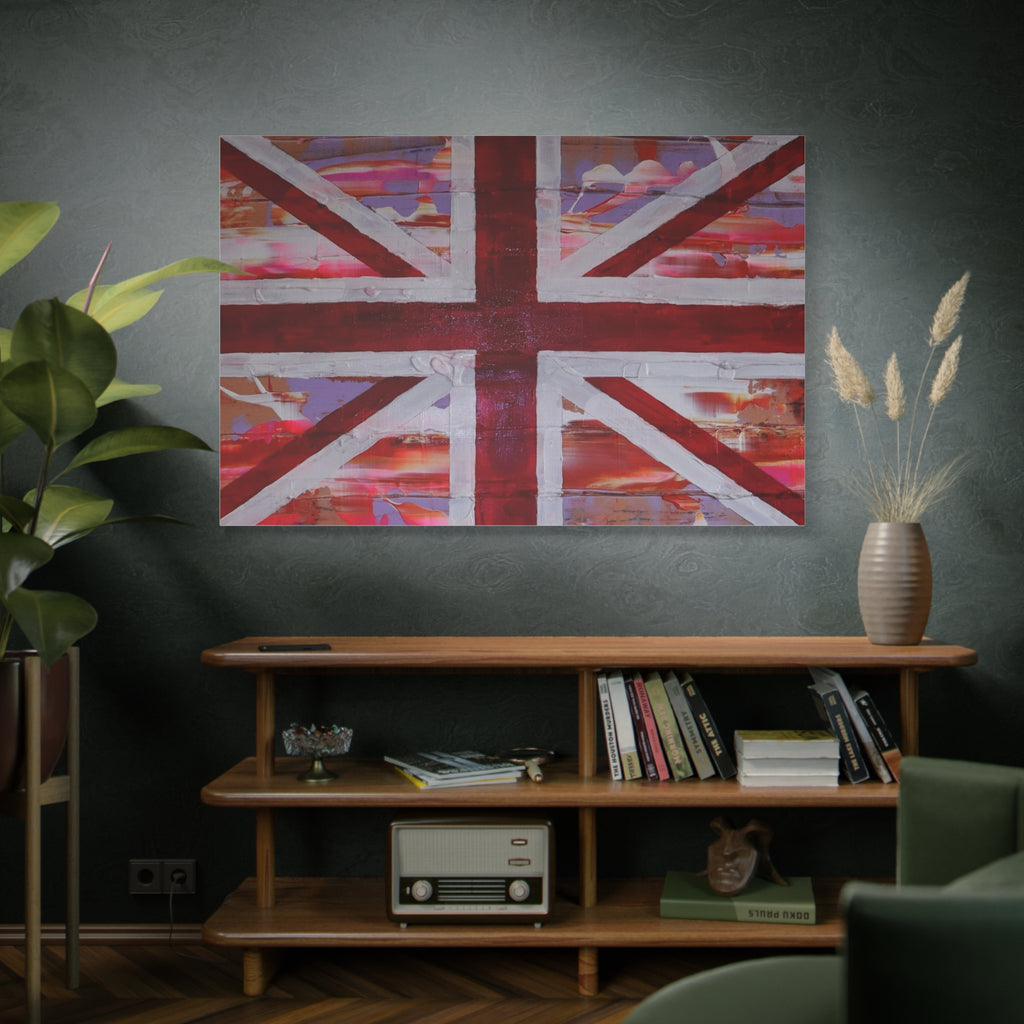 Union Jack is back! by Norman Barrett Matte Canvas Wall Art