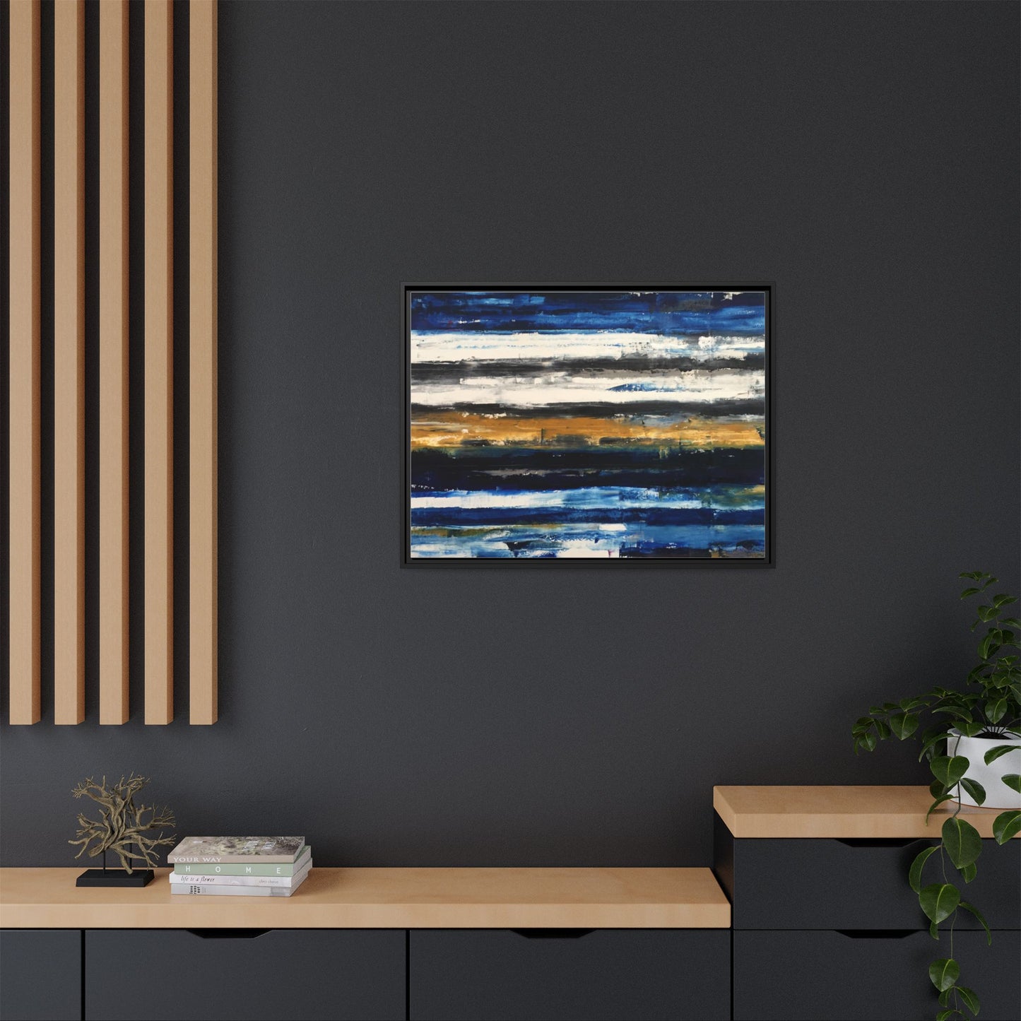 Tiny Buddha by Todd Williamson Framed Matte Canvas Abstract  Wall Art