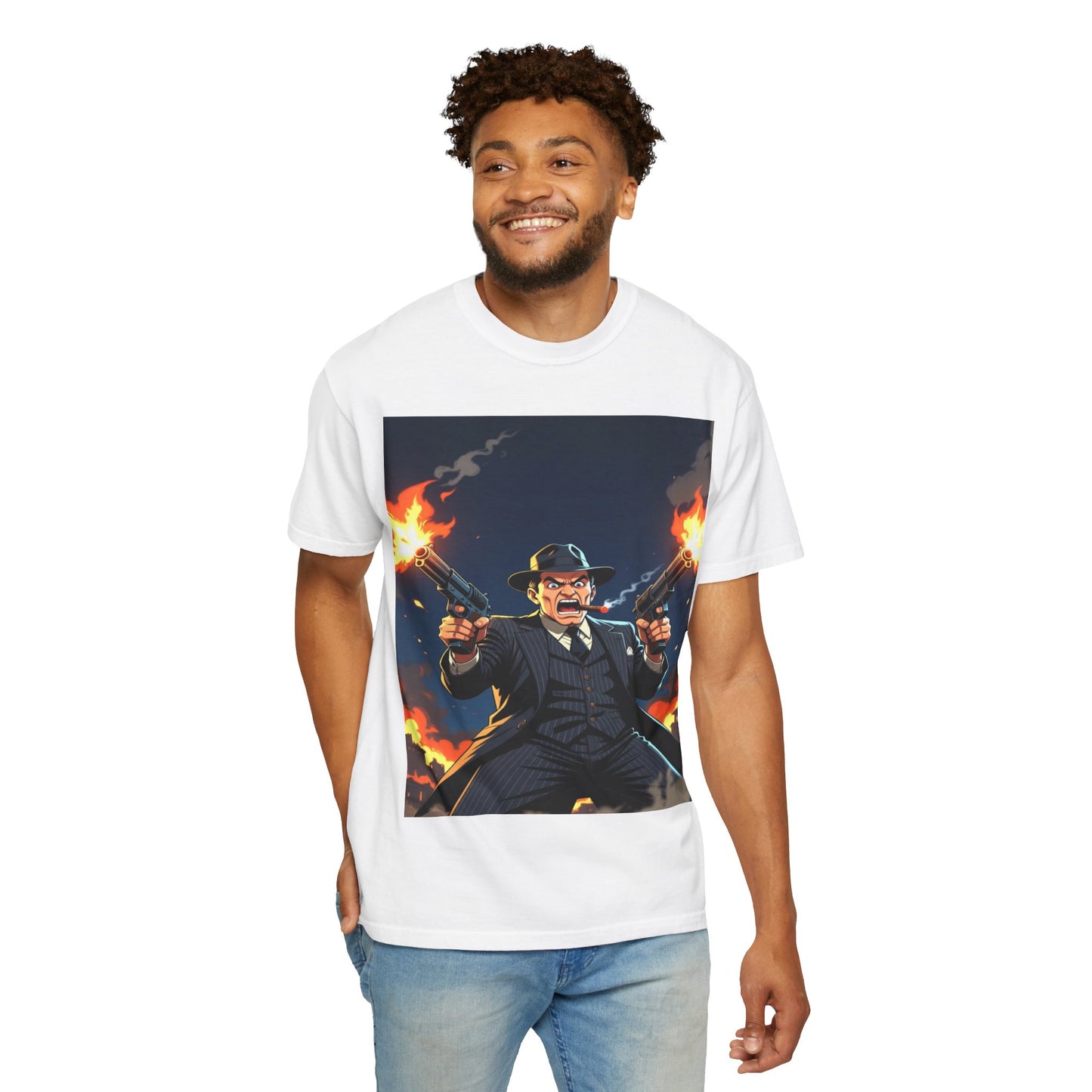 Gangster T‑Shirt — Vintage Outlaw Graphic Tee