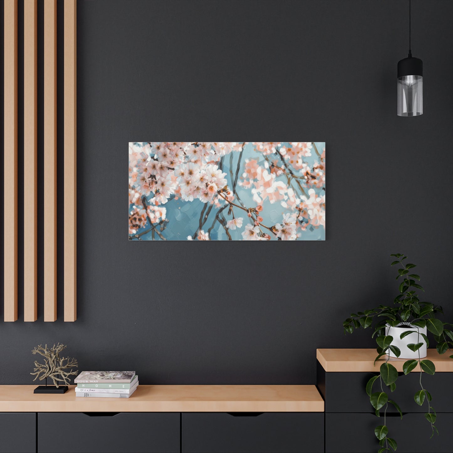 Cherry Blossom Matte Canvas Wall Art – Stretched 1.25"