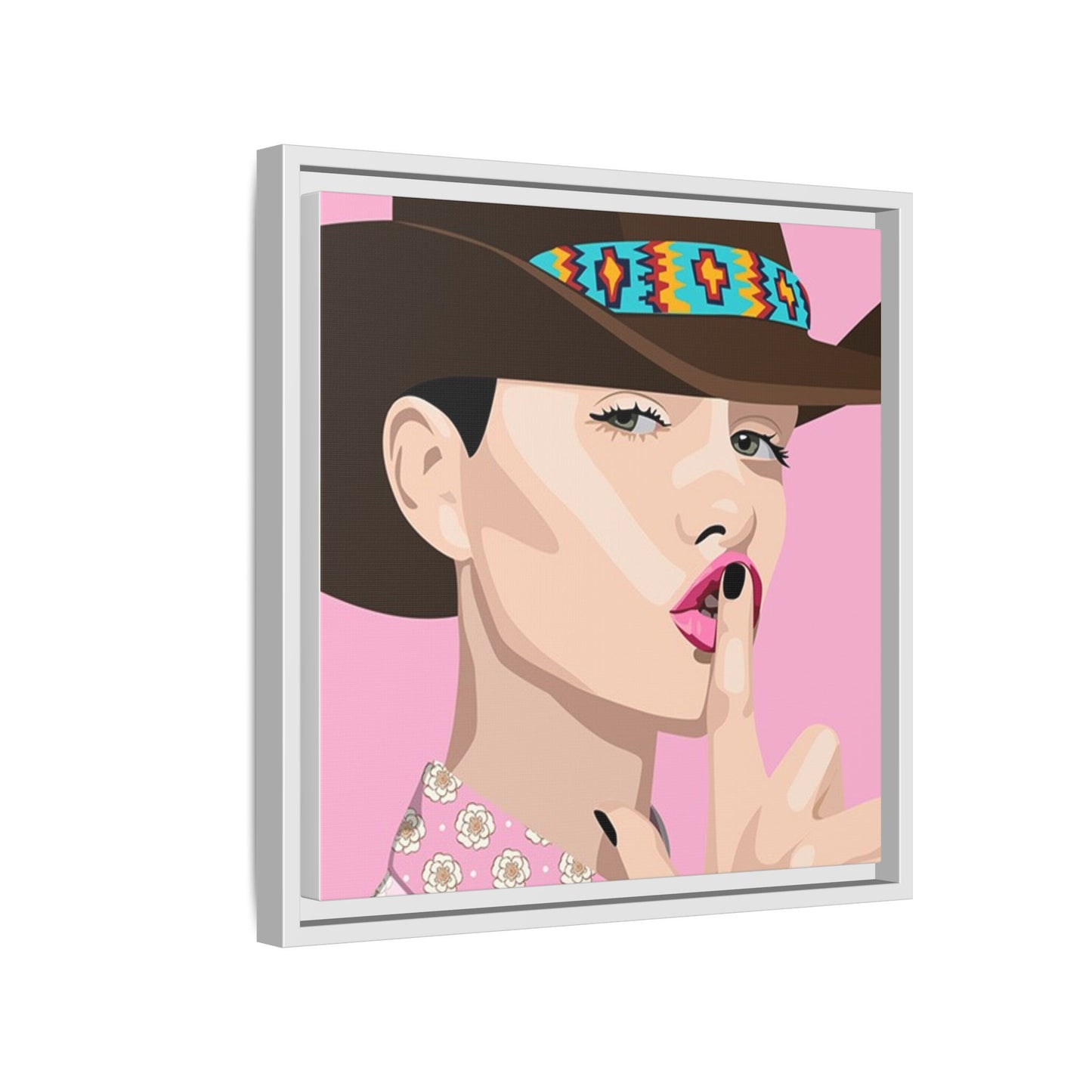 Vivid 63 by Orit Fuchs Matte Framed Canvas Wall Art