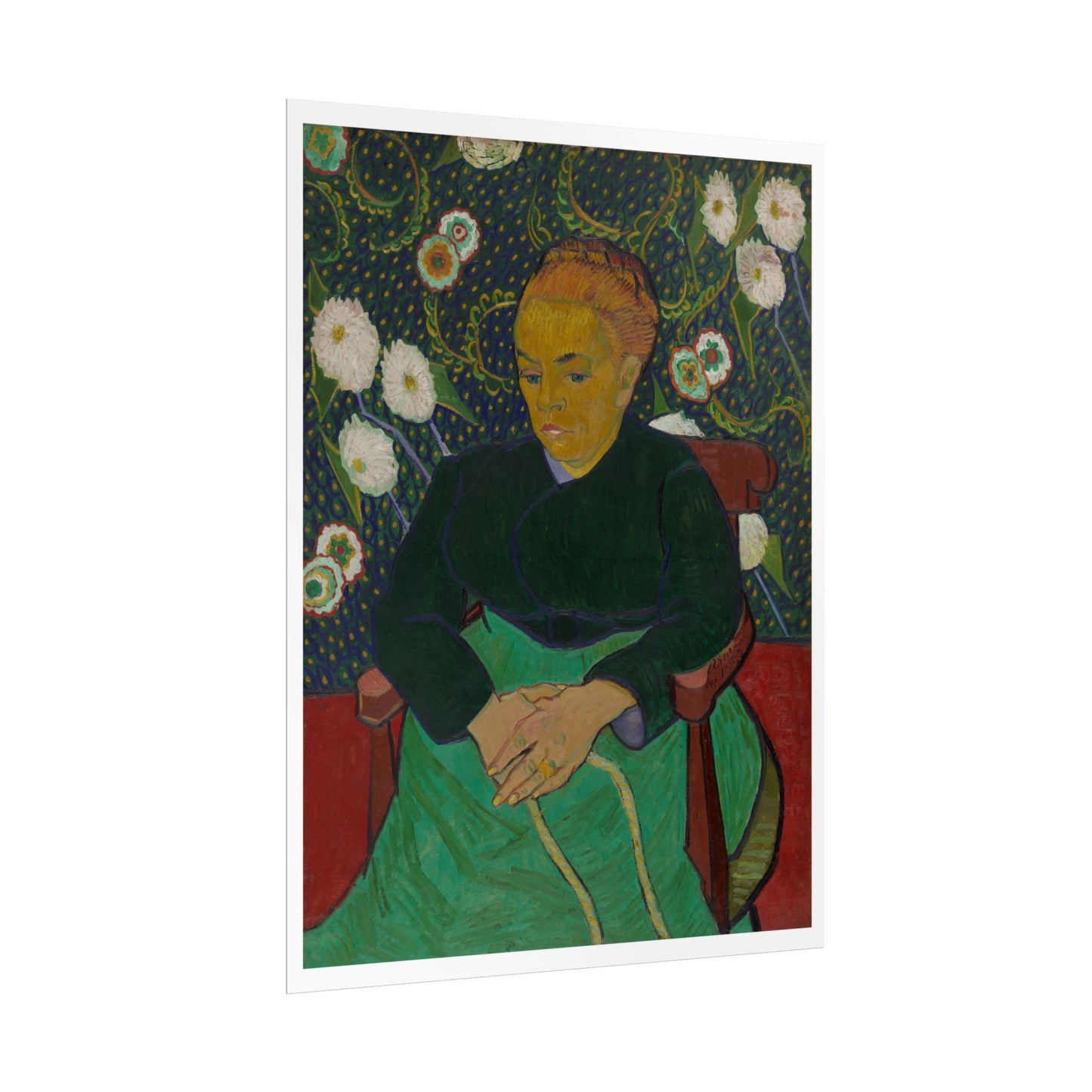 Madame Roulin Rocking the Cradle (La berceuse) by Vincent Van Gogh Wall Art Print