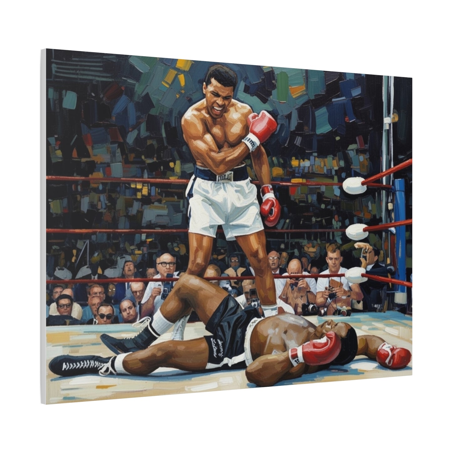 Muhammad Ali 'The Knockout' Matte Canvas Wall Art